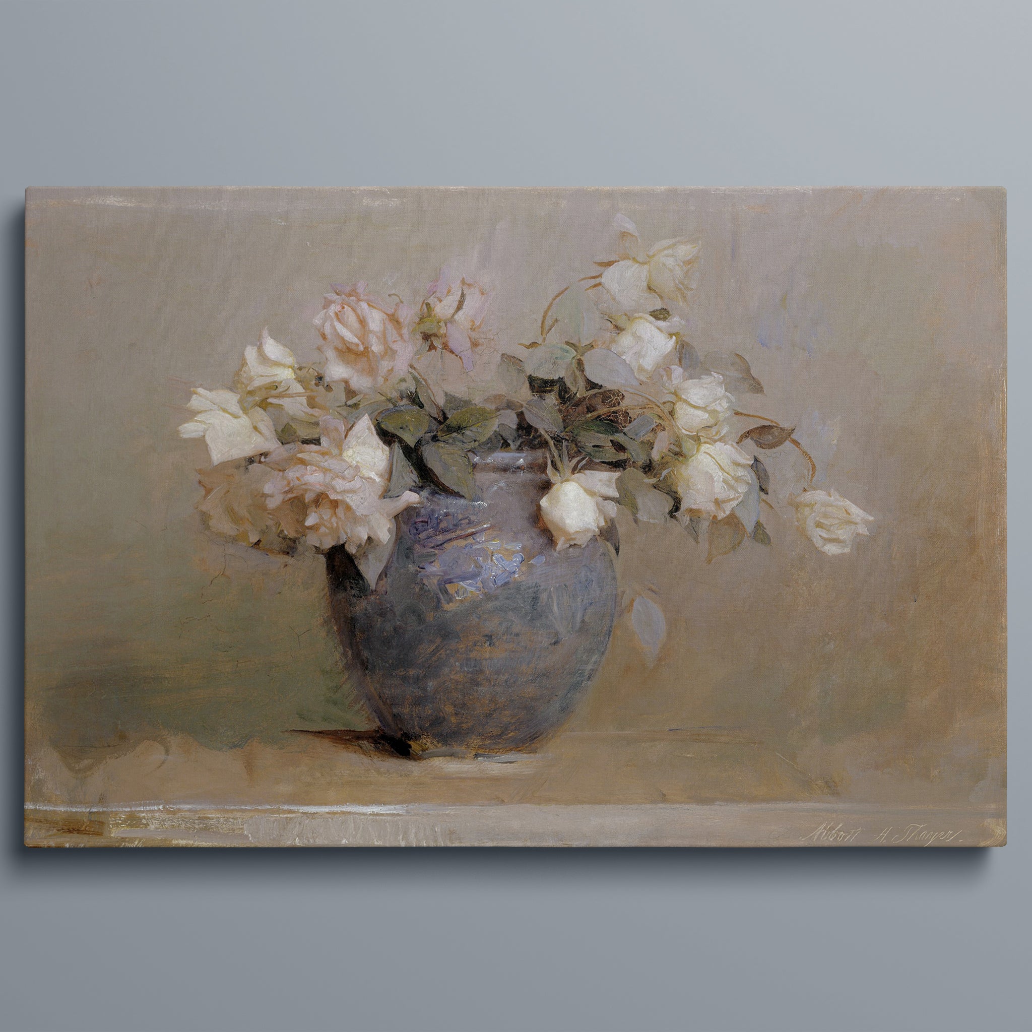 Roses 1890 by Abbott Handerson Thayer (Patina Edition)