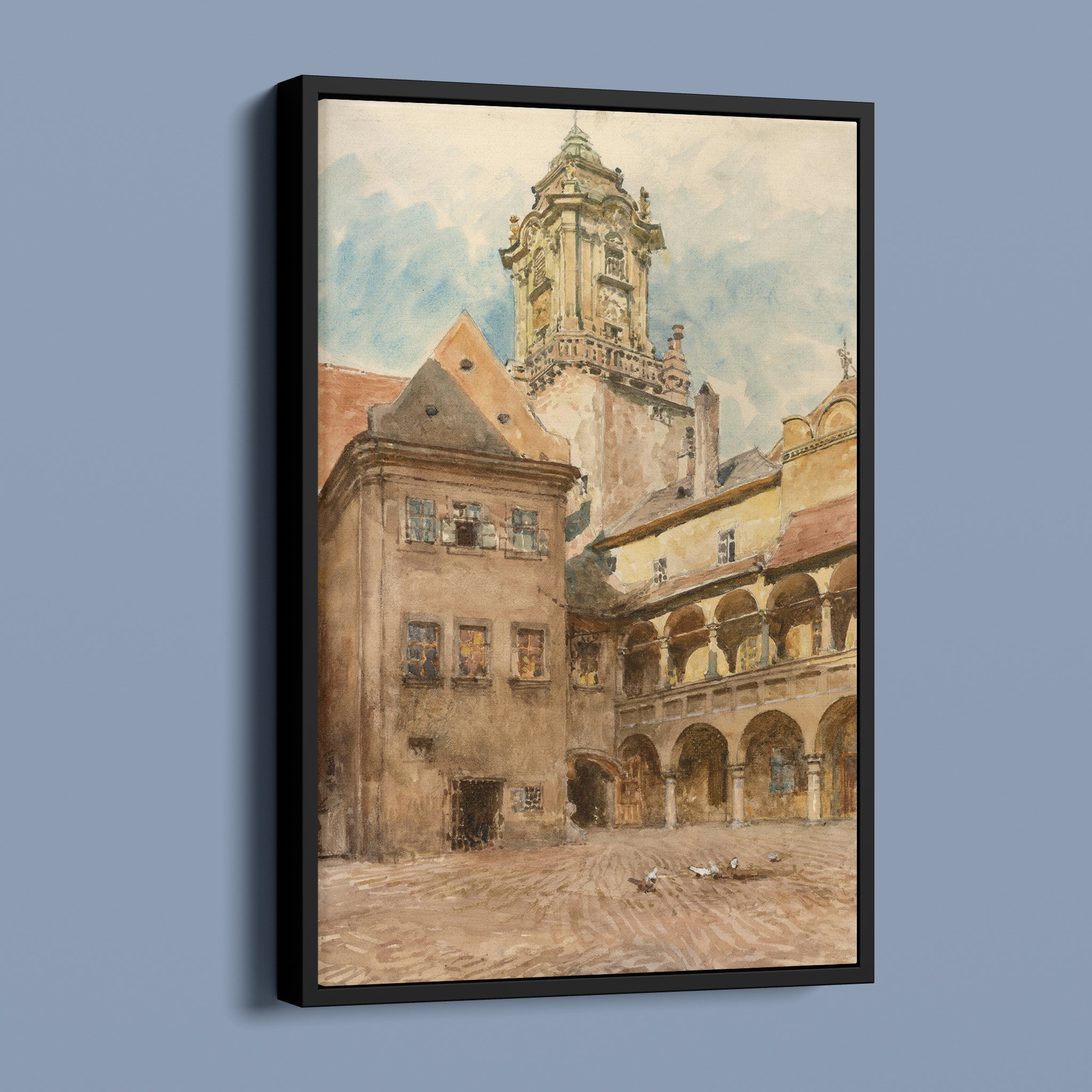 Courtyard of Old Town Hall in Bratislava by Jindřich Tomec