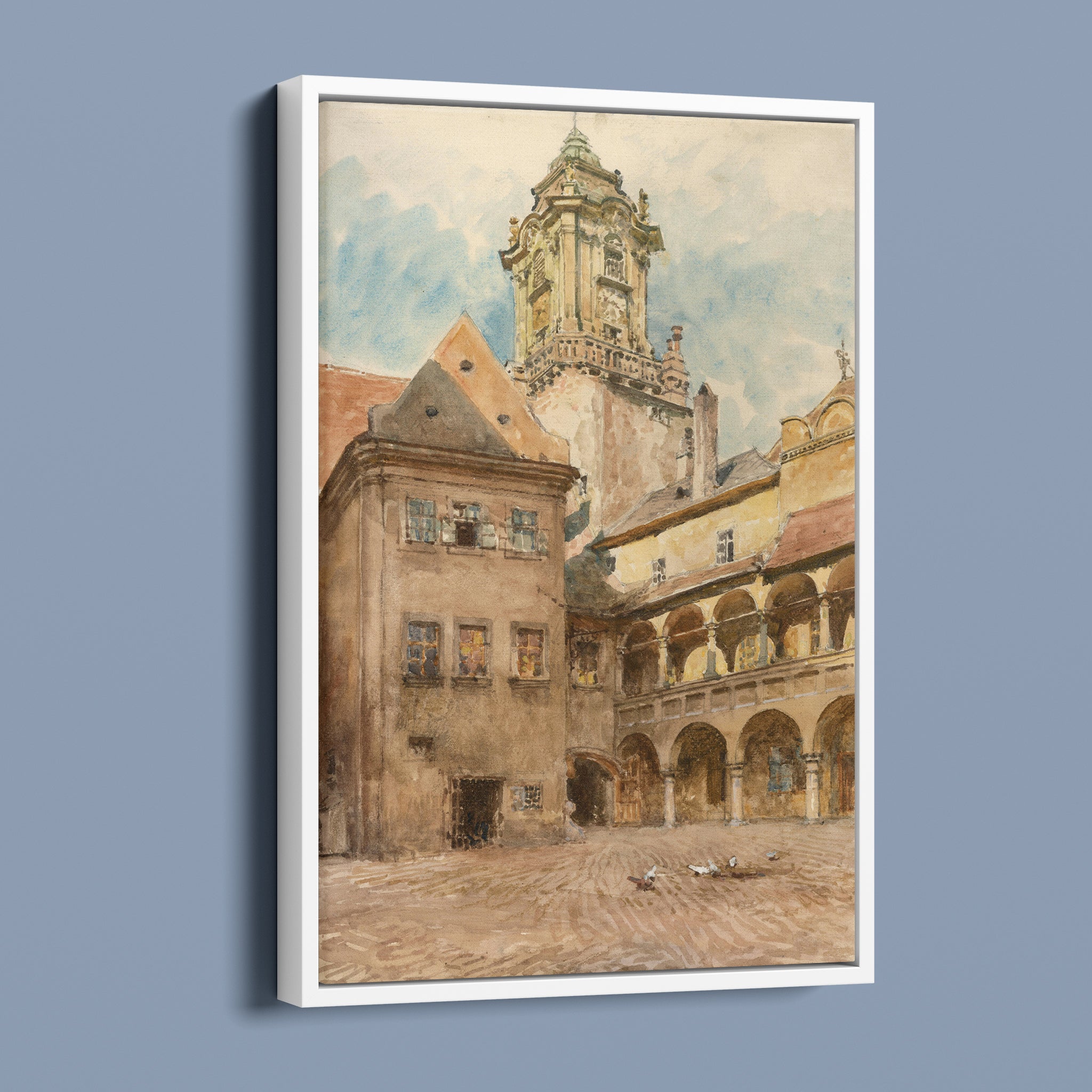 Courtyard of Old Town Hall in Bratislava by Jindřich Tomec