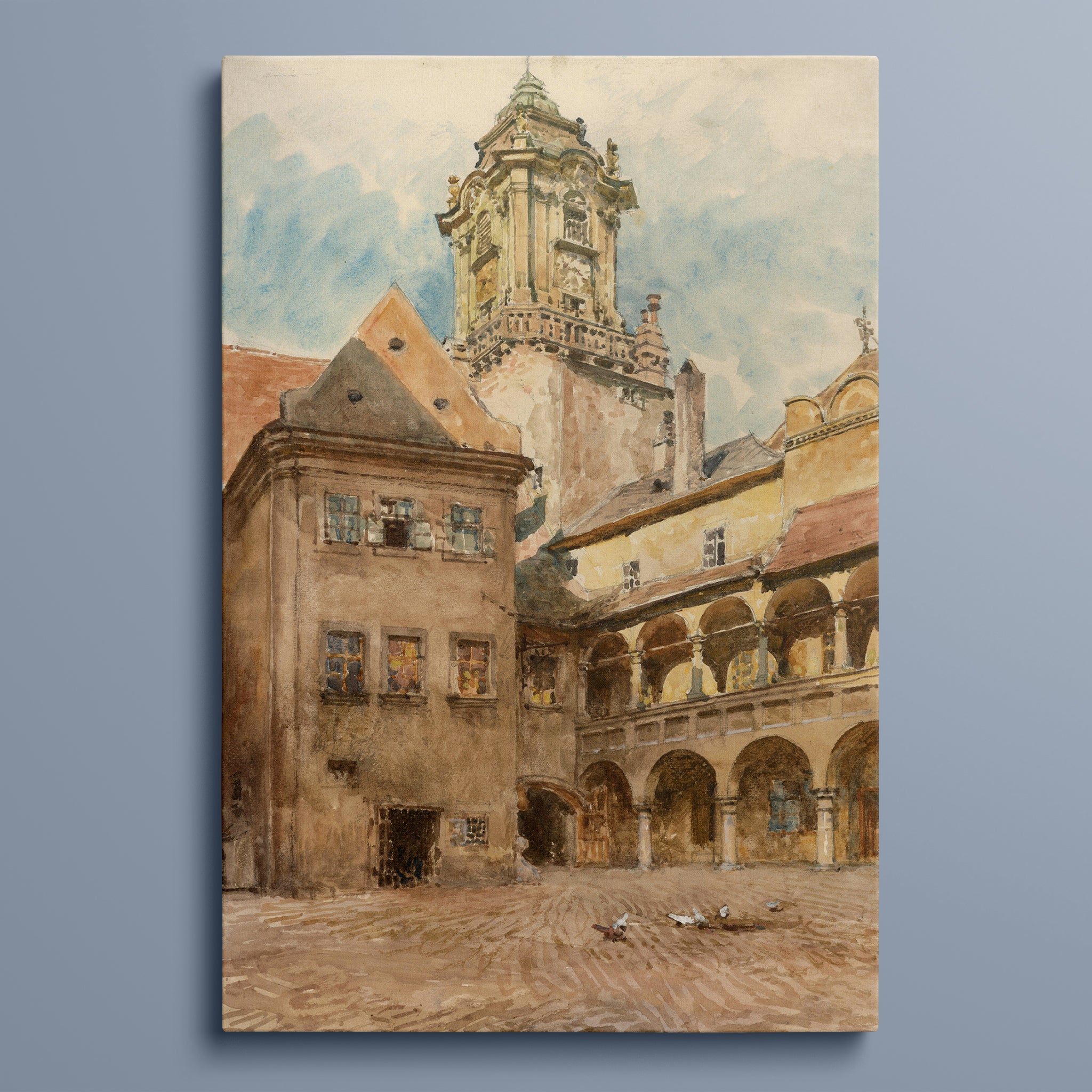 Courtyard of Old Town Hall in Bratislava by Jindřich Tomec