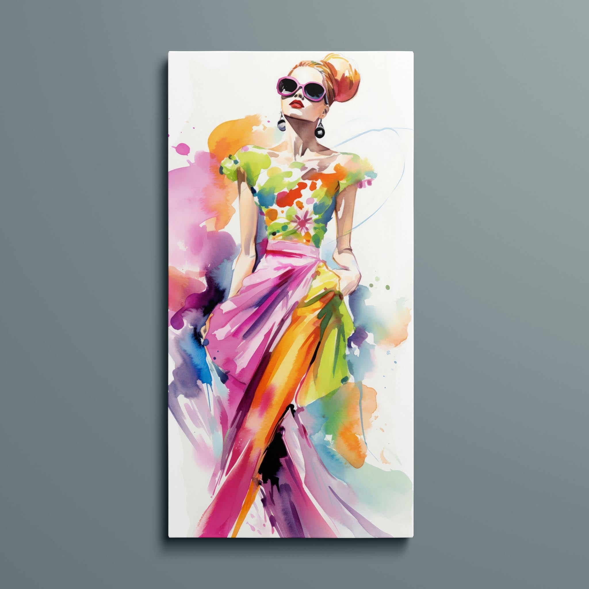 Watercolor Fashion Illustration - Spring