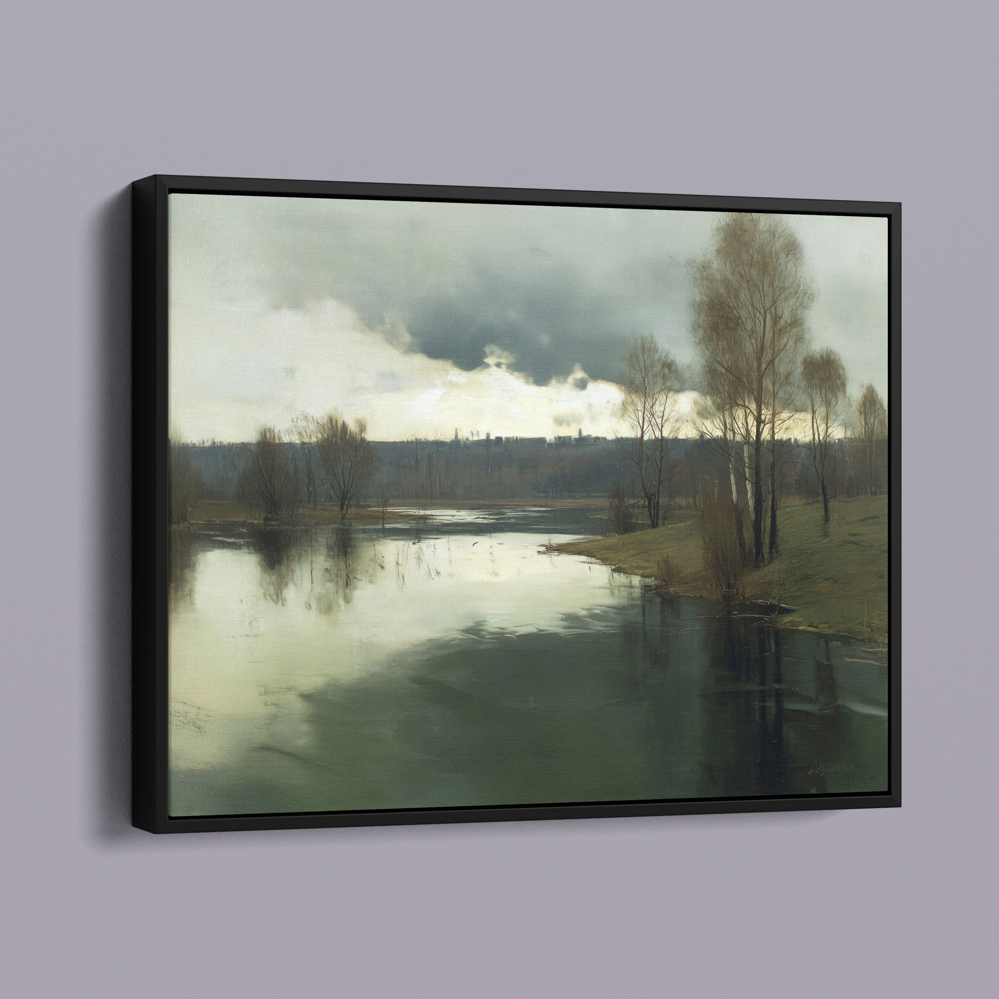 Overcast River Bend