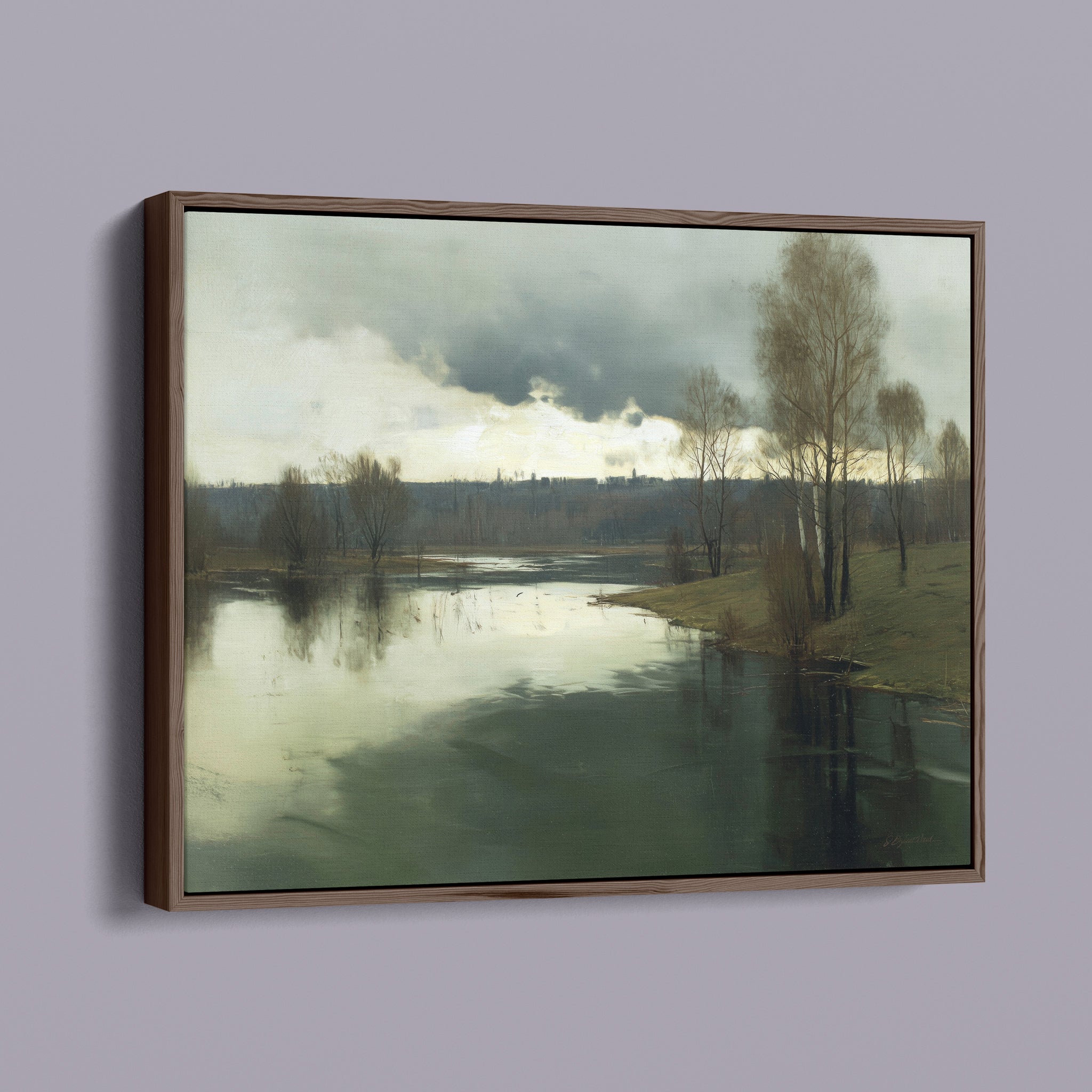 Overcast River Bend