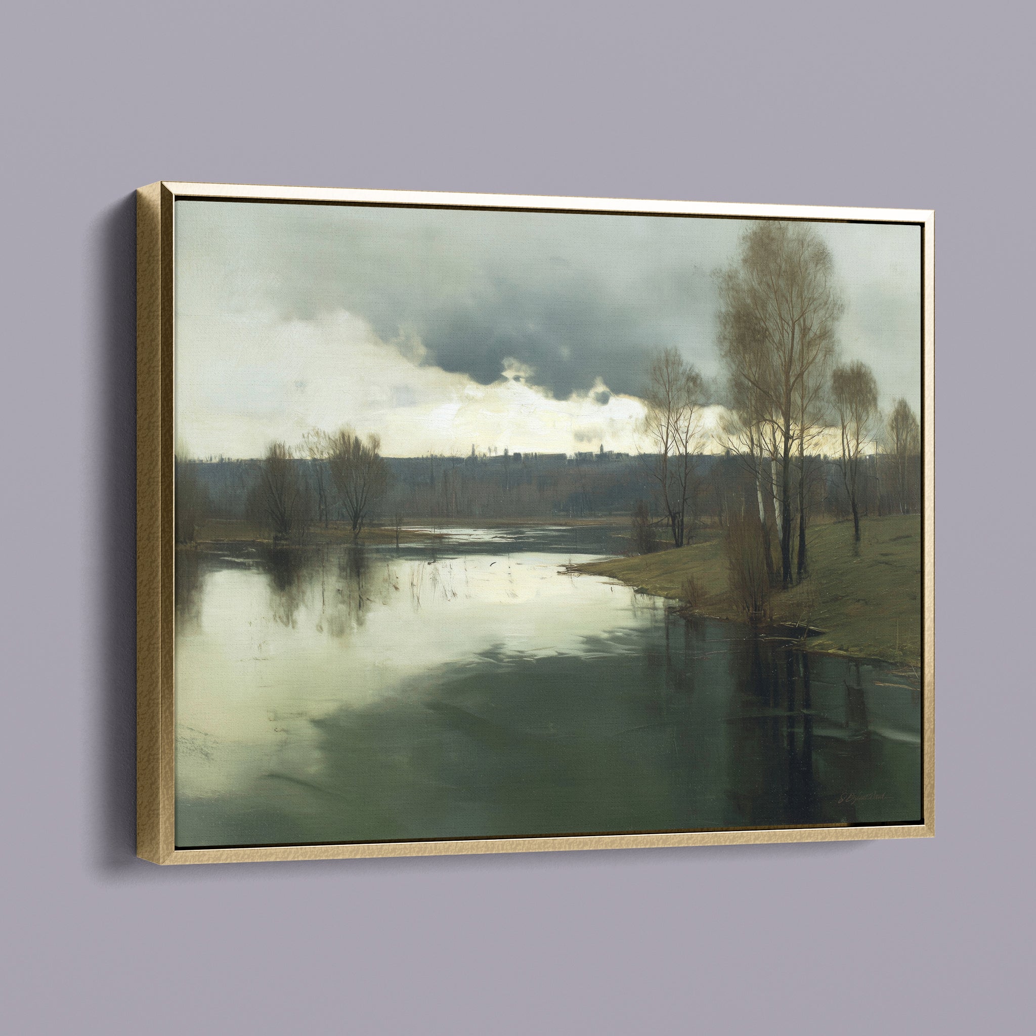 Overcast River Bend