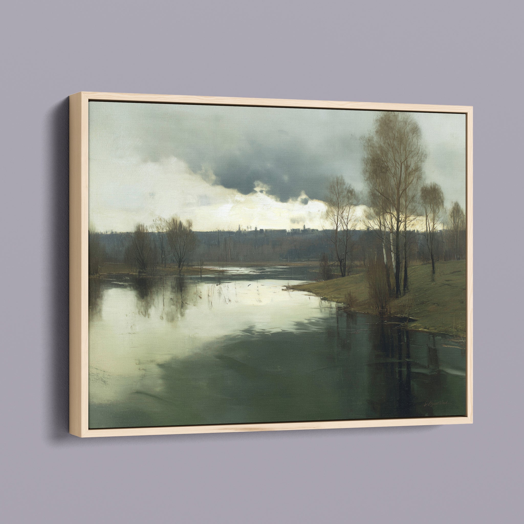 Overcast River Bend