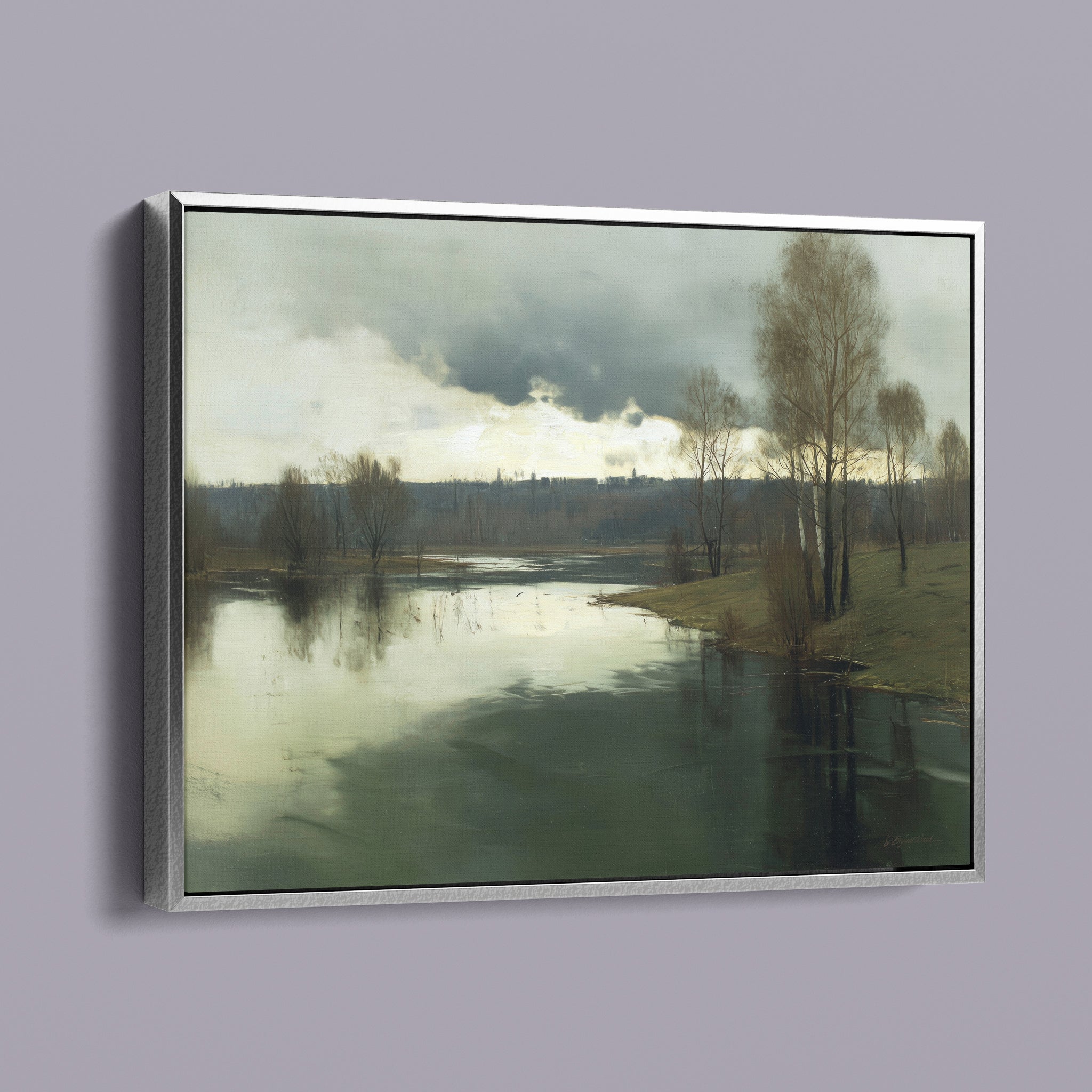 Overcast River Bend