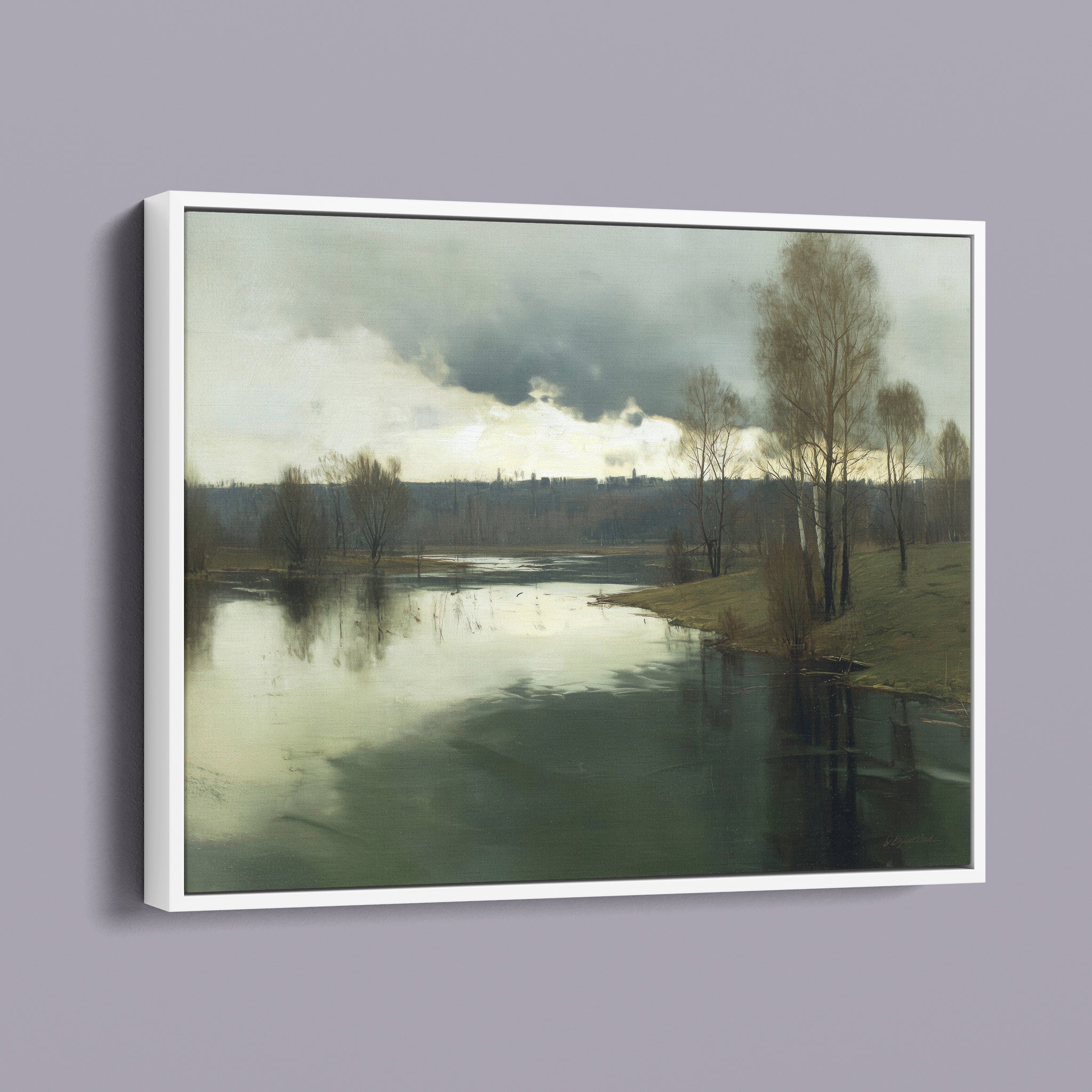 Overcast River Bend