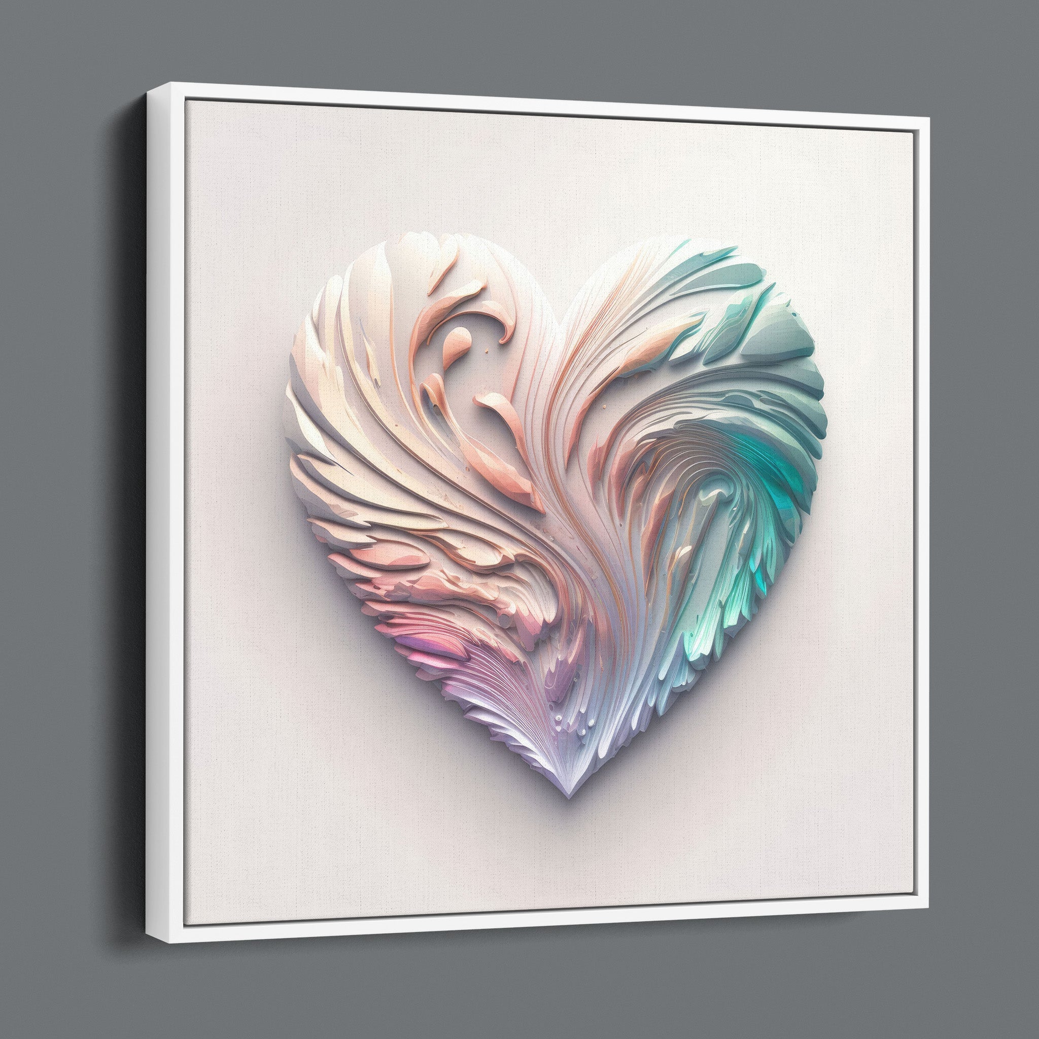 Soft Pastel Frosting heart