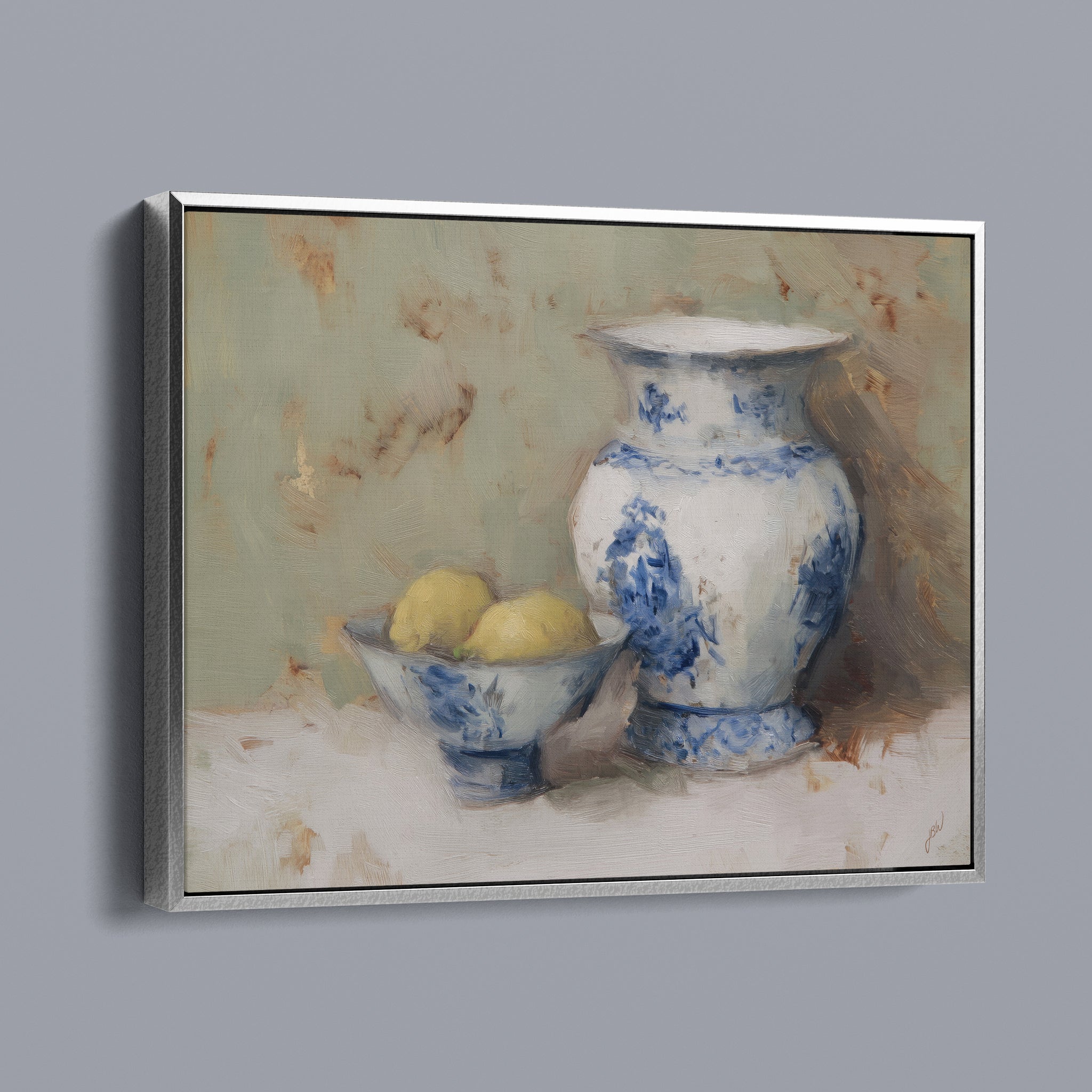 Blue Willow and Lemons
