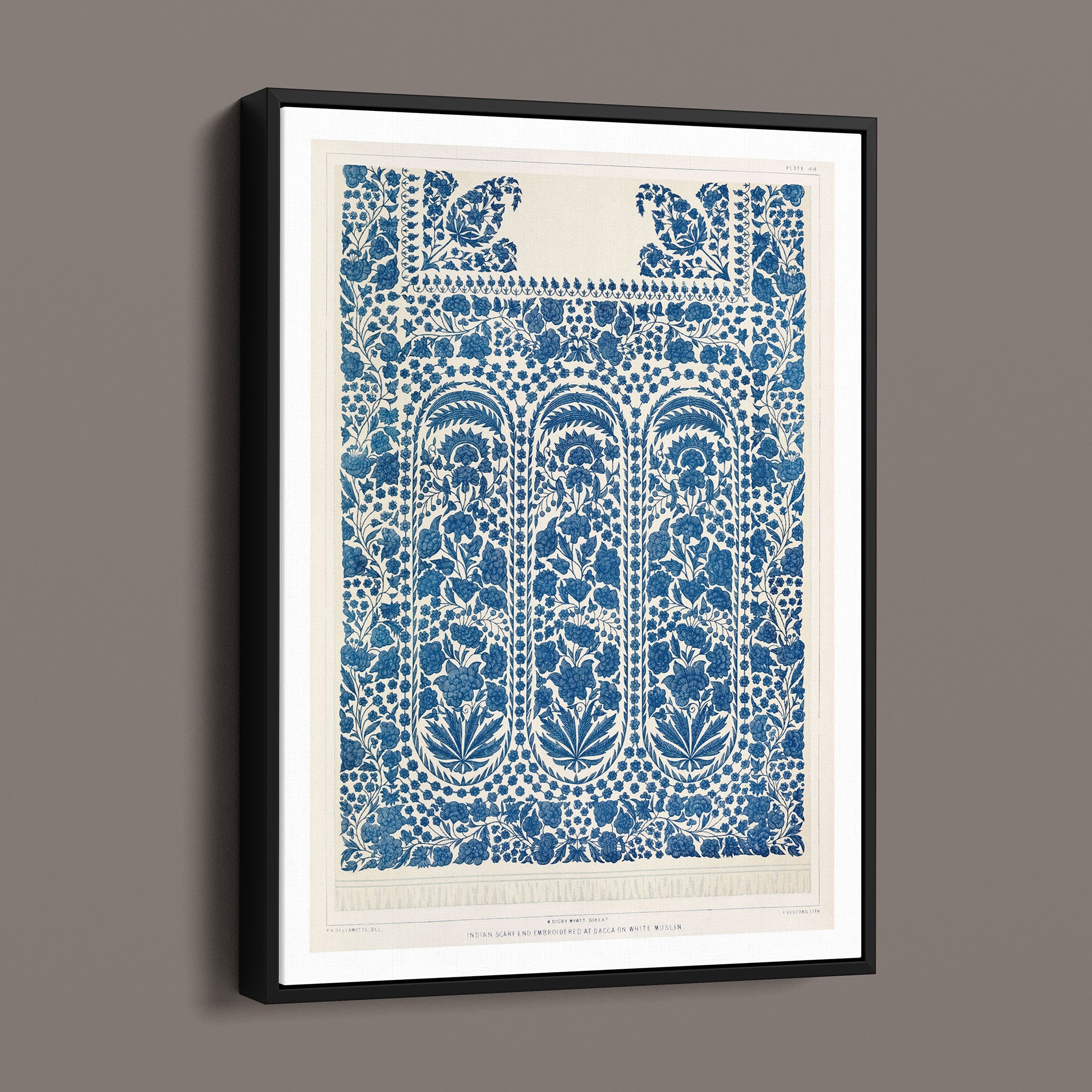 Blue Blooms of Dacca