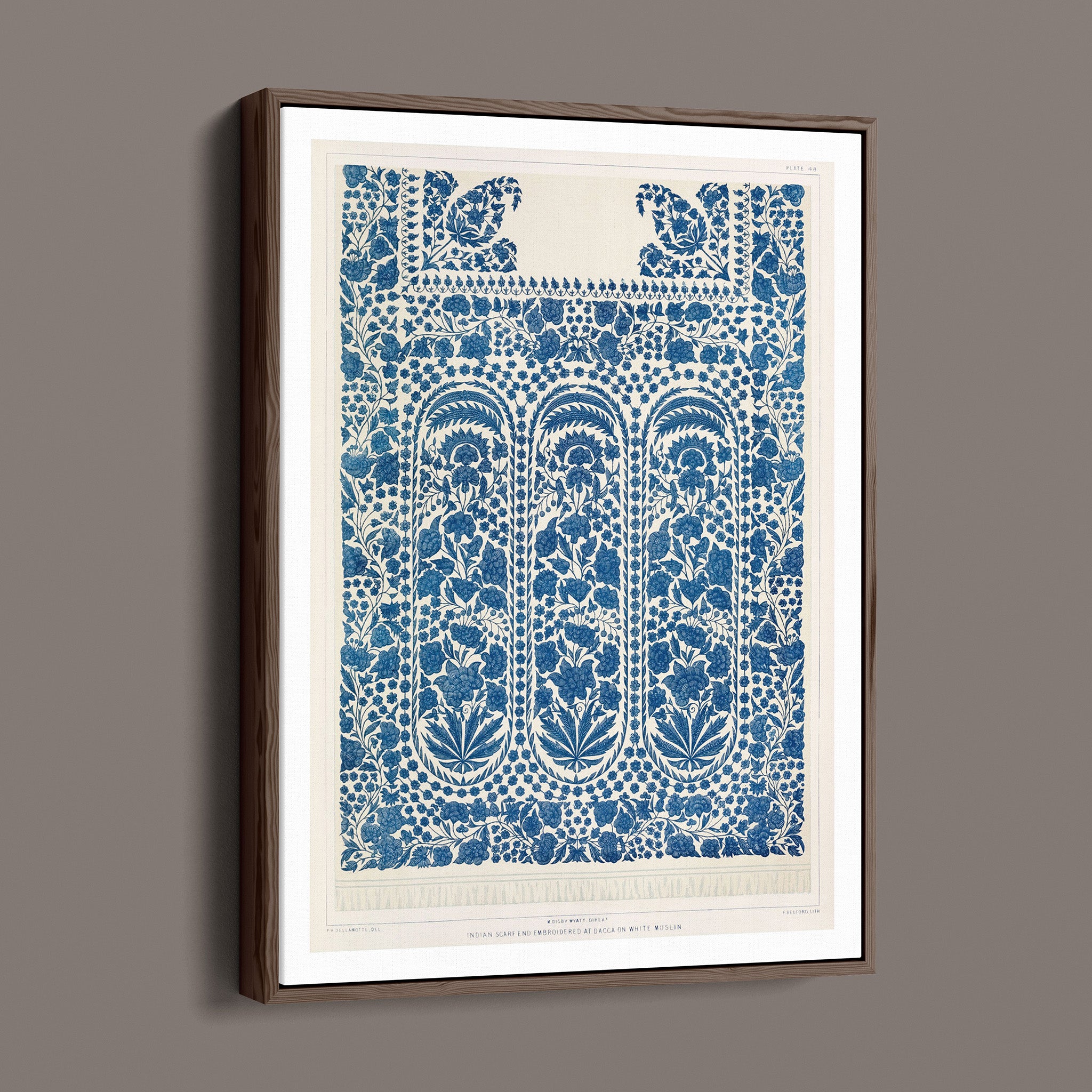 Blue Blooms of Dacca