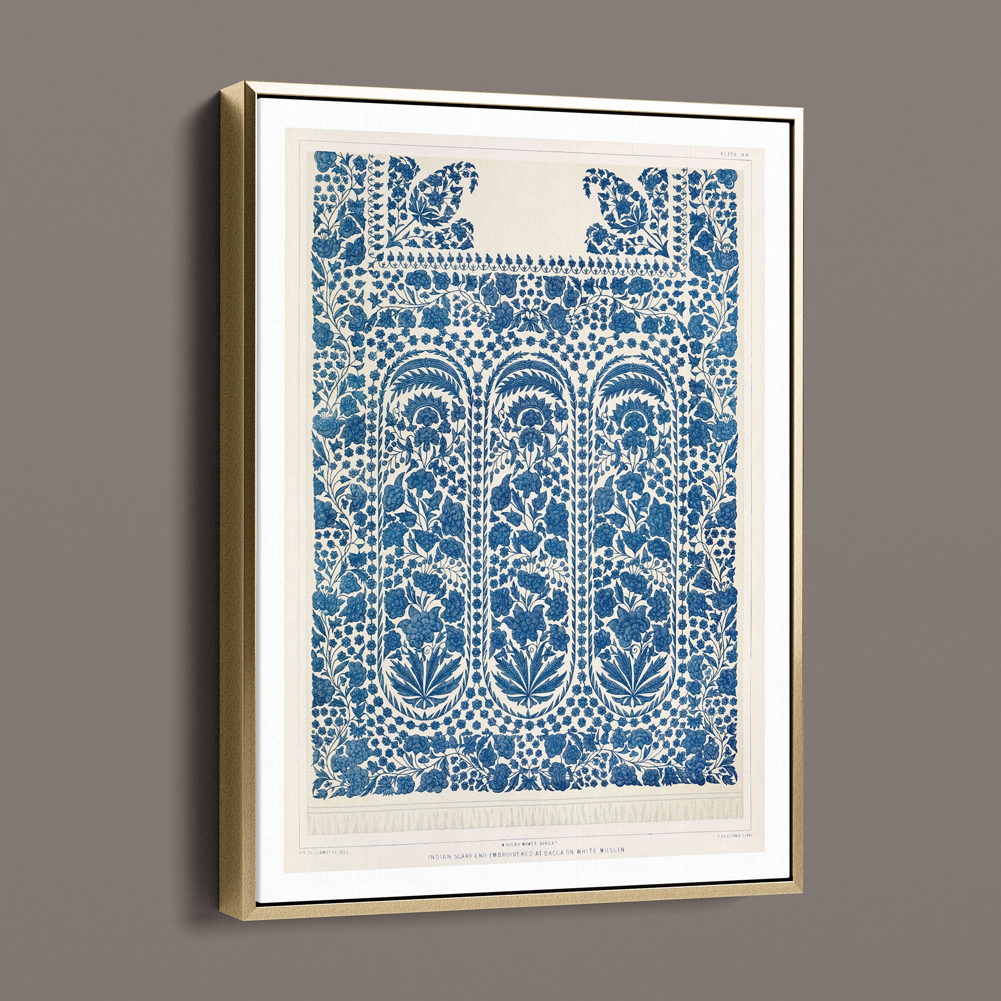 Blue Blooms of Dacca