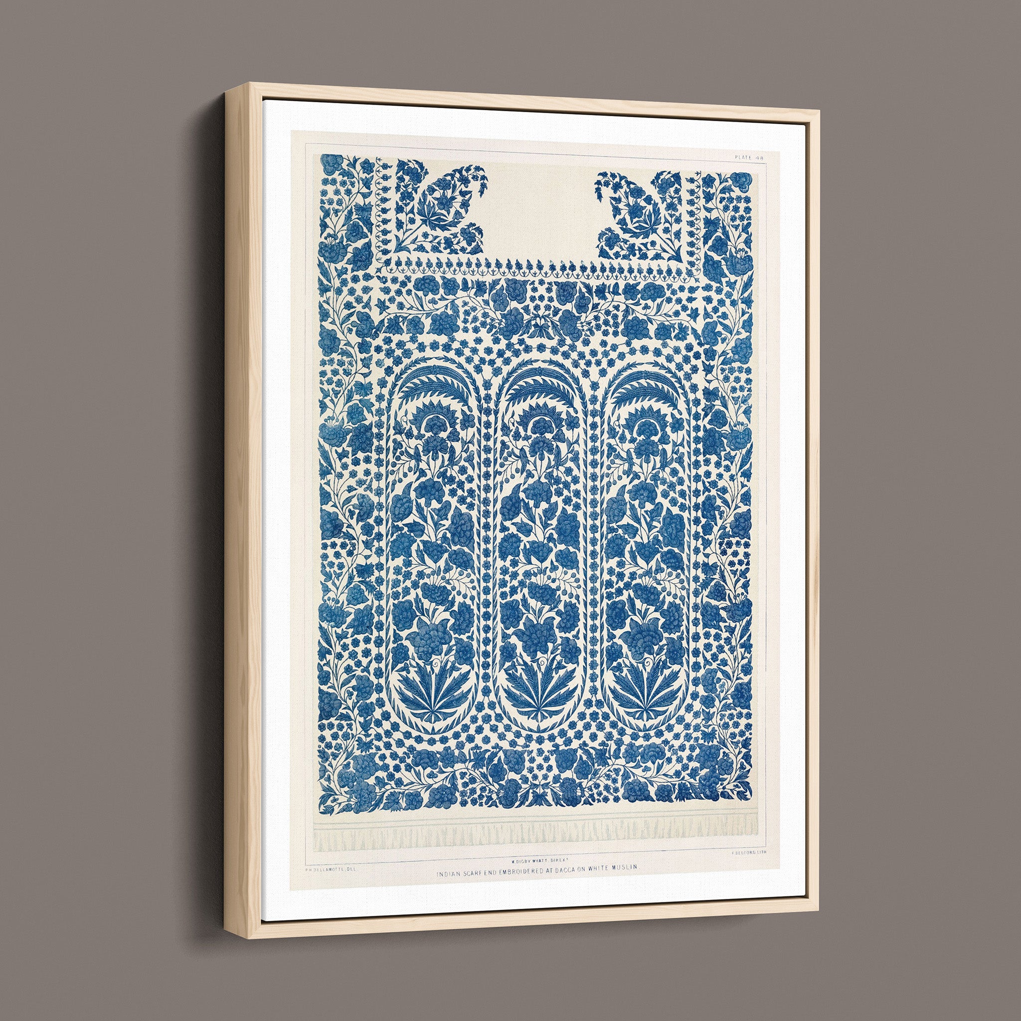 Blue Blooms of Dacca