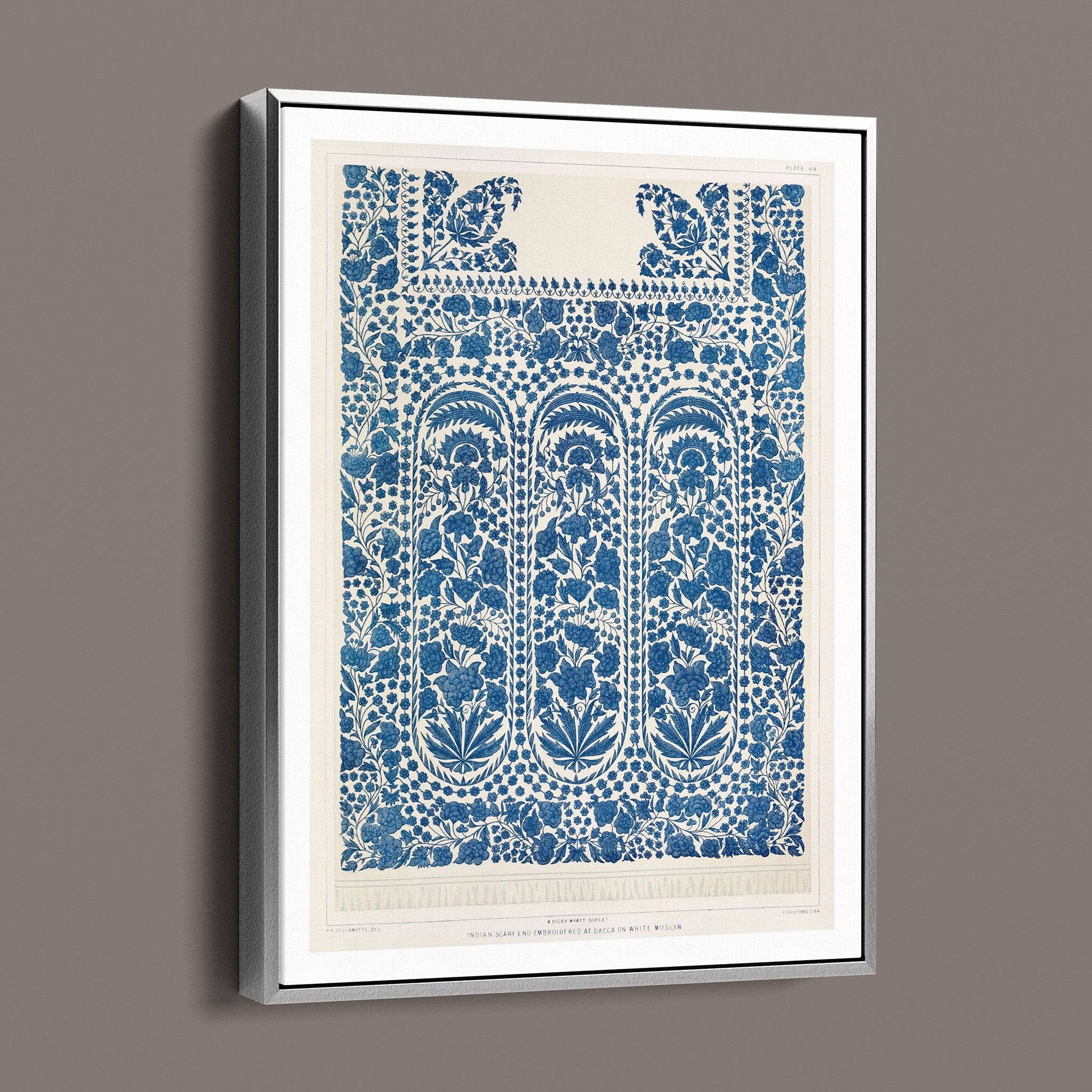 Blue Blooms of Dacca