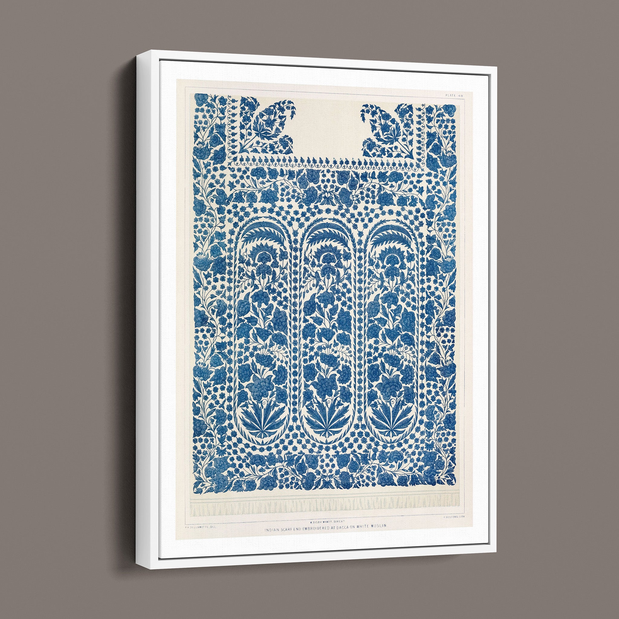 Blue Blooms of Dacca