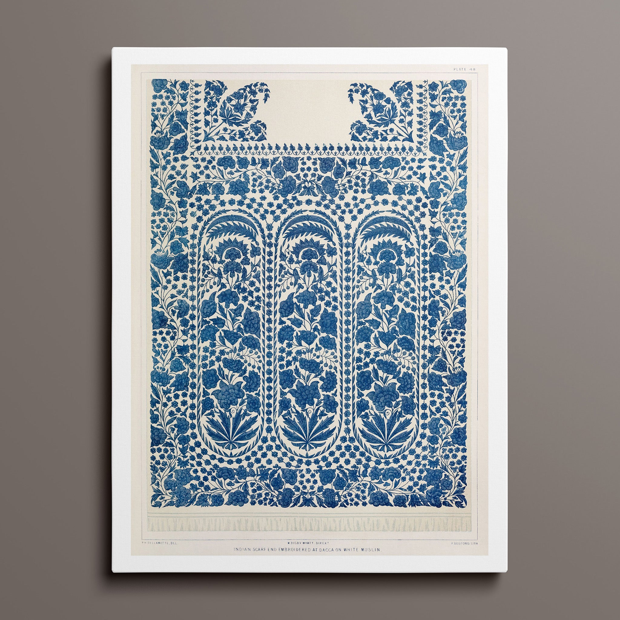 Blue Blooms of Dacca