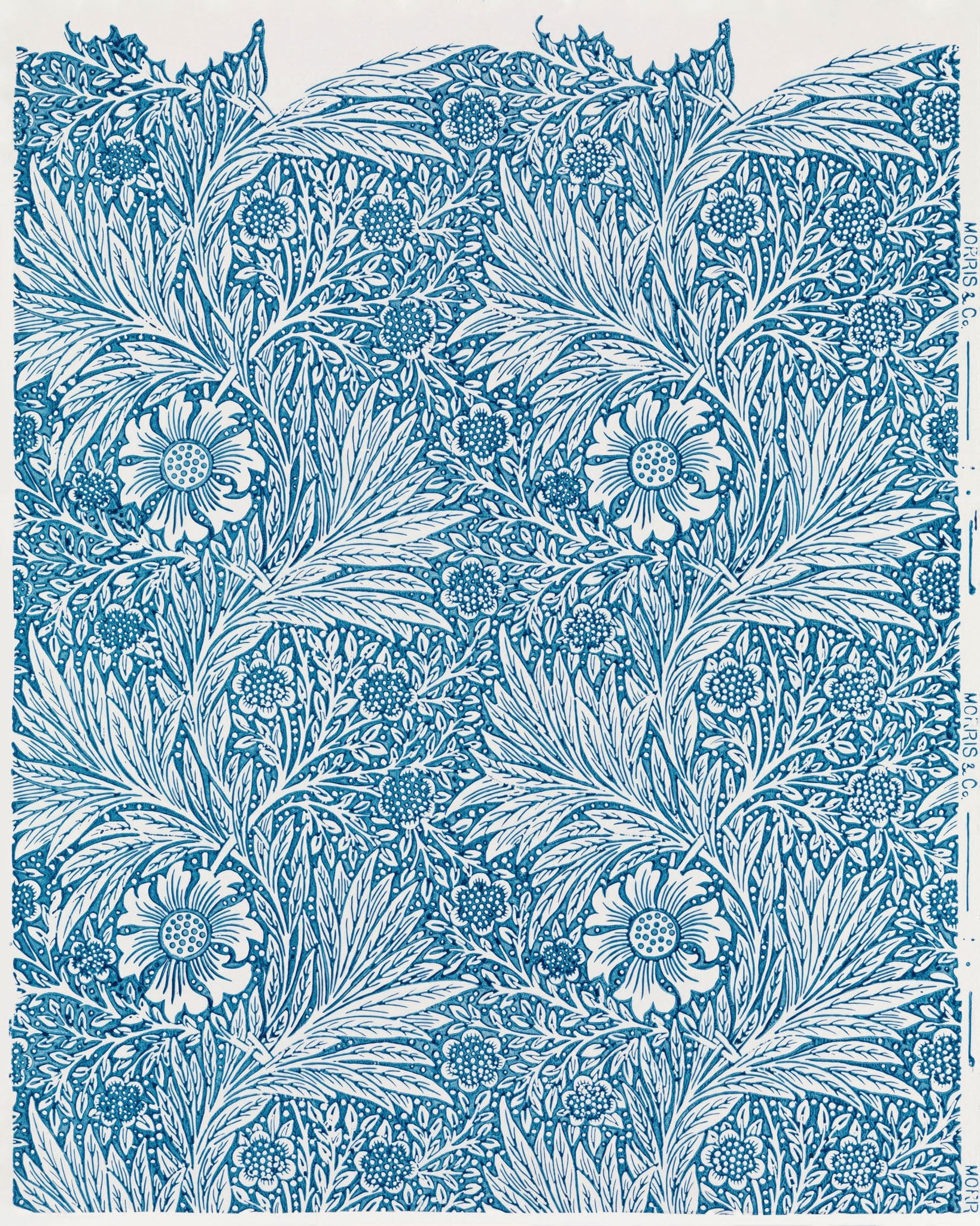 Vintage Fabric Design Blue II