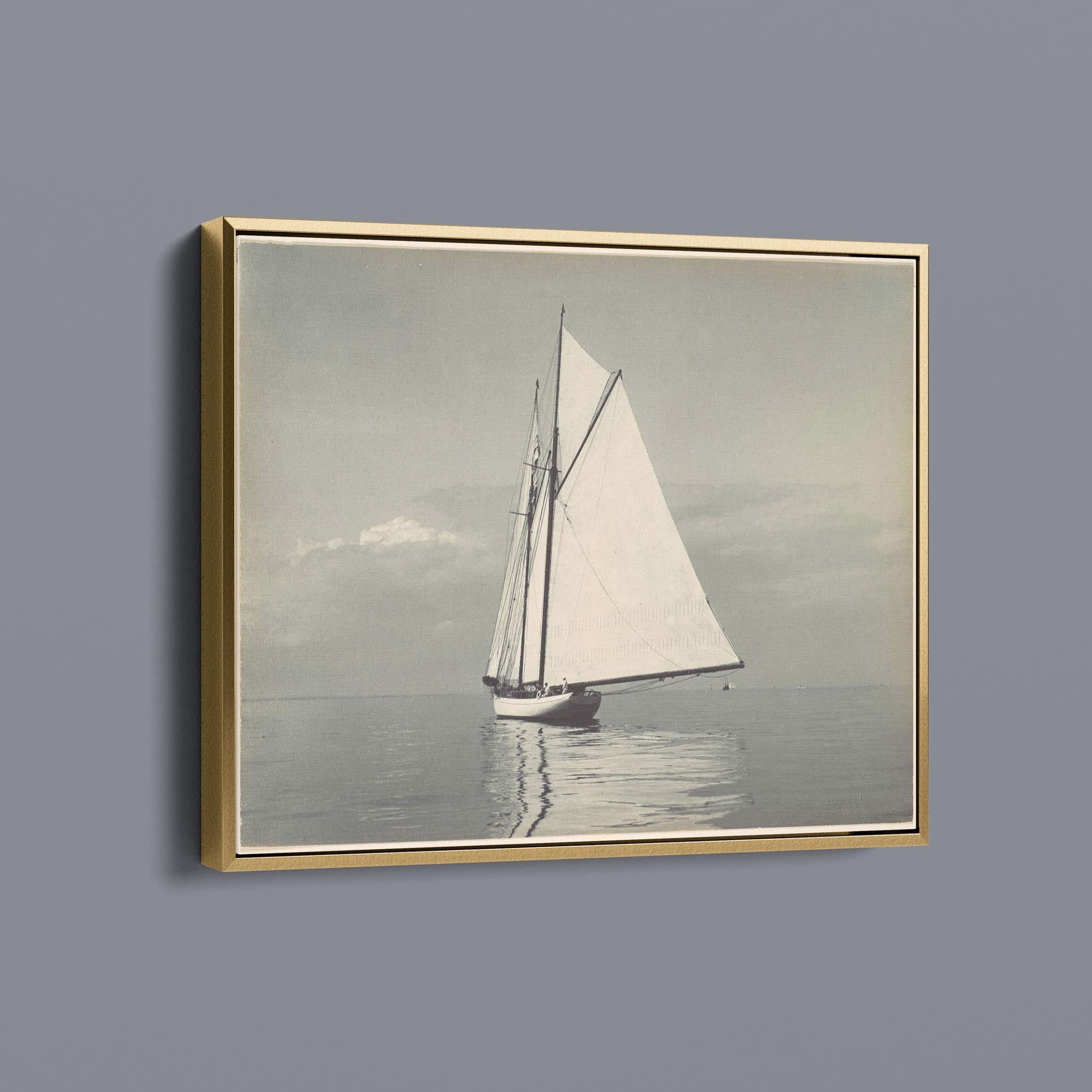 Vintage Nautical Sailboat