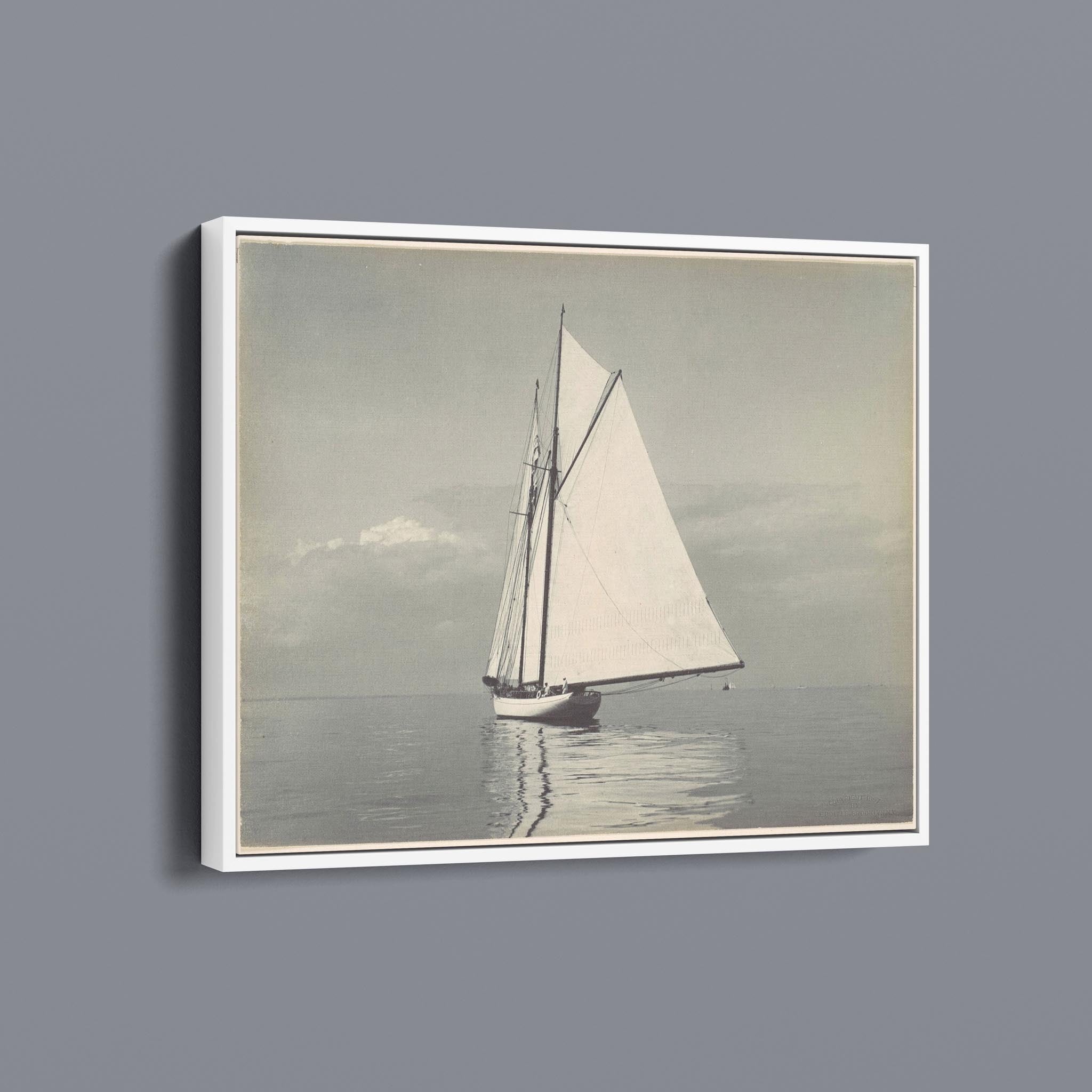 Vintage Nautical Sailboat