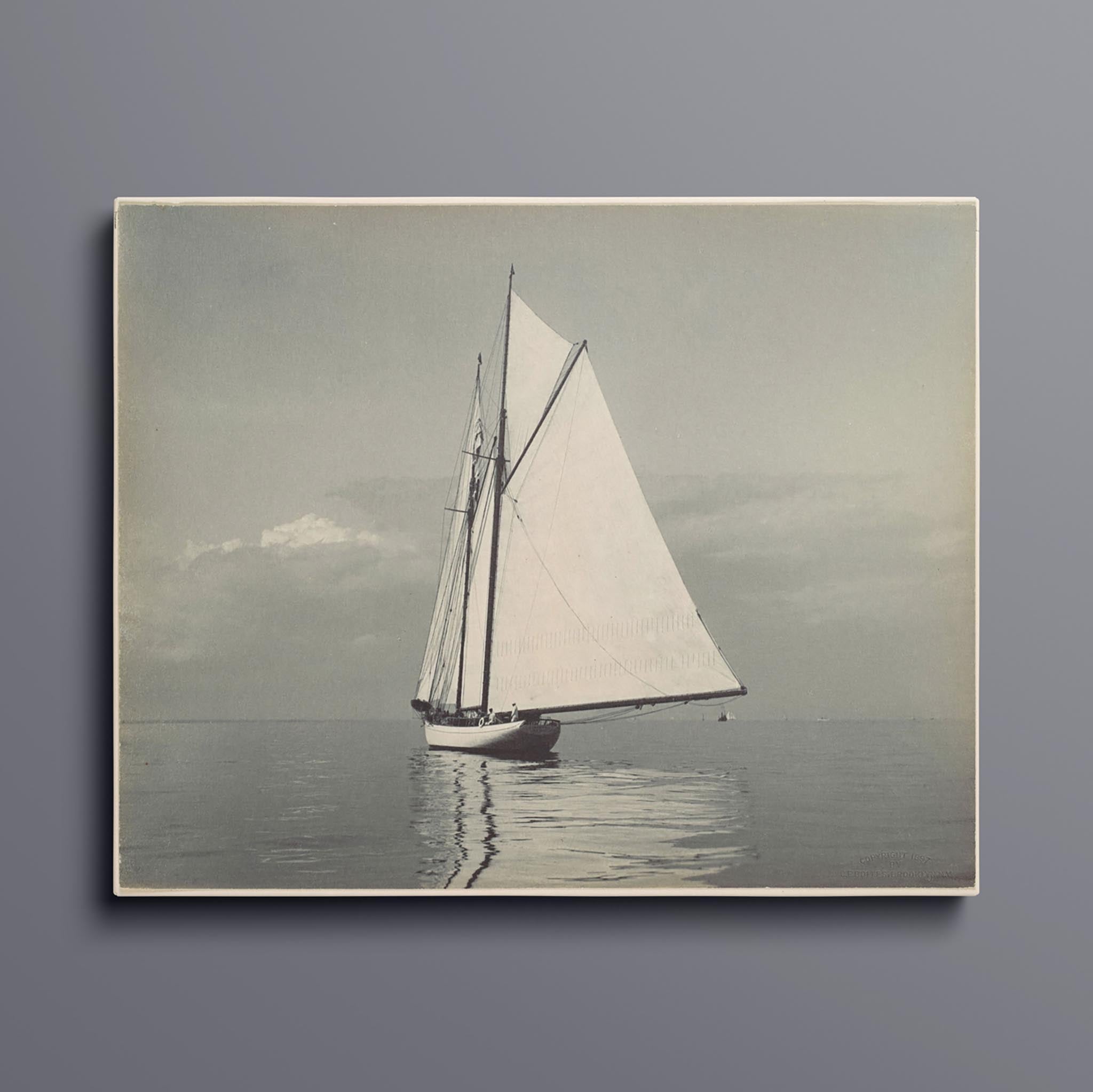 Vintage Nautical Sailboat