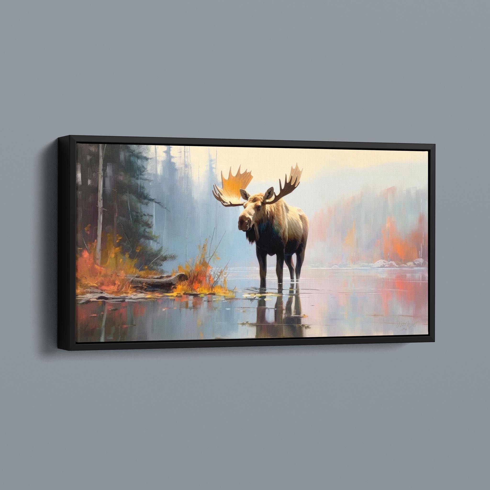 Moose on the Water: A Fall Serenade