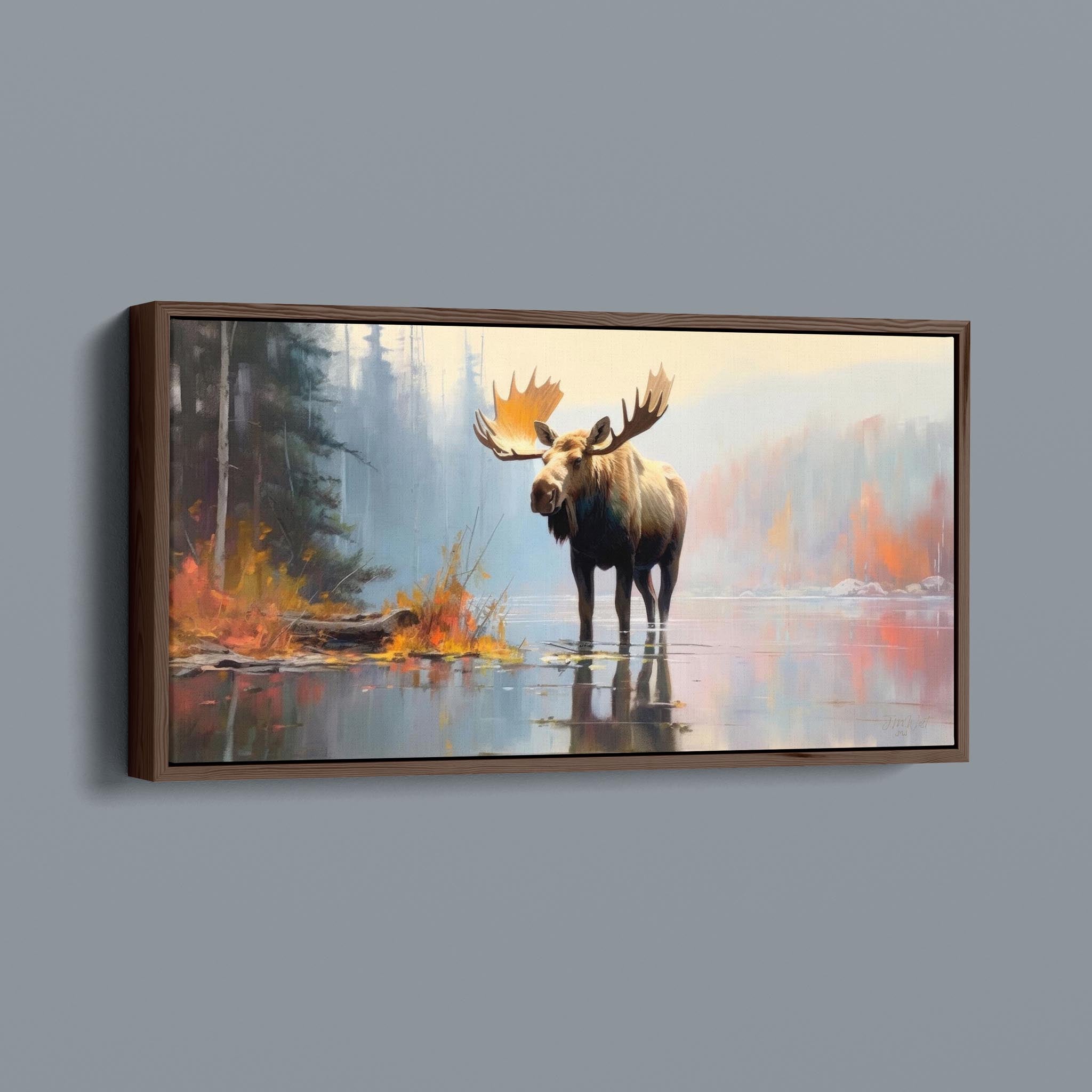 Moose on the Water: A Fall Serenade