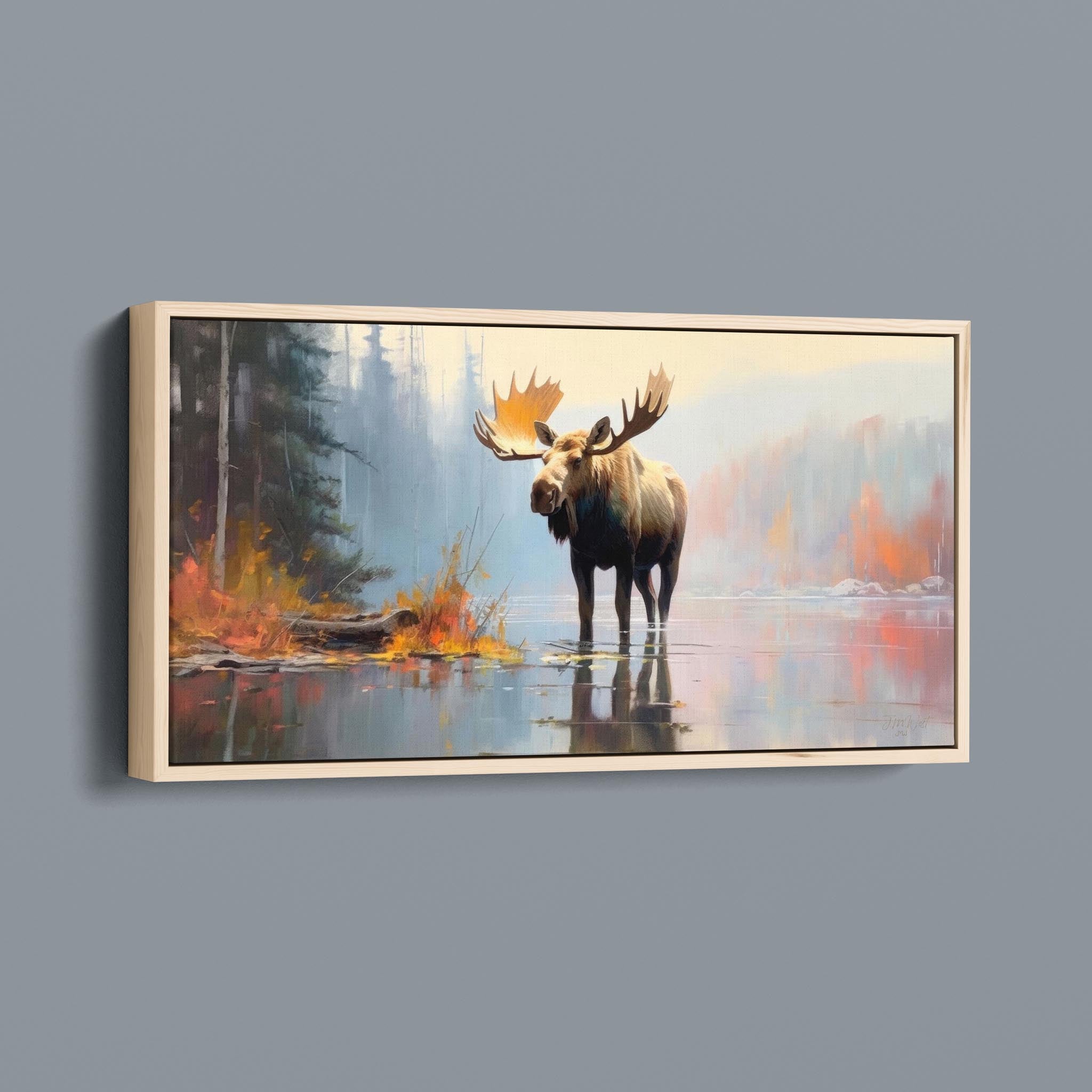 Moose on the Water: A Fall Serenade