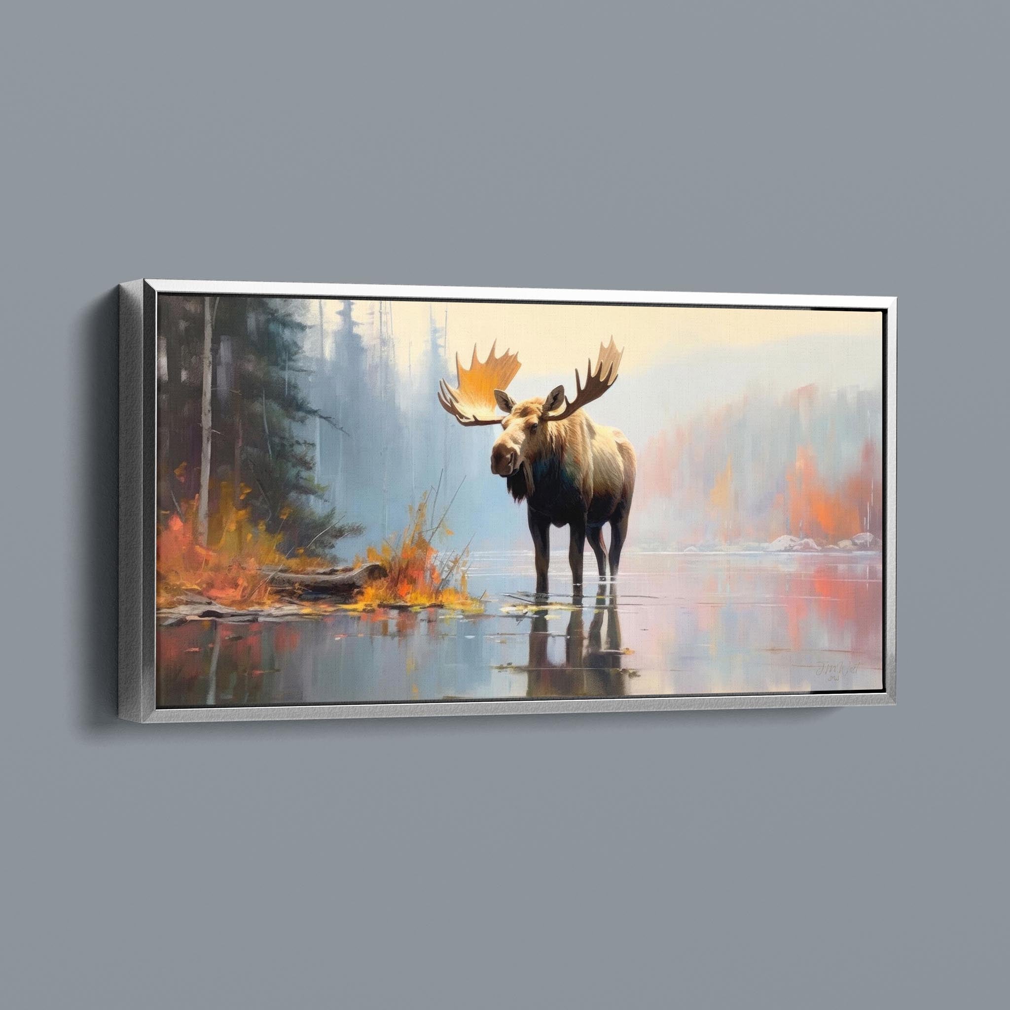 Moose on the Water: A Fall Serenade