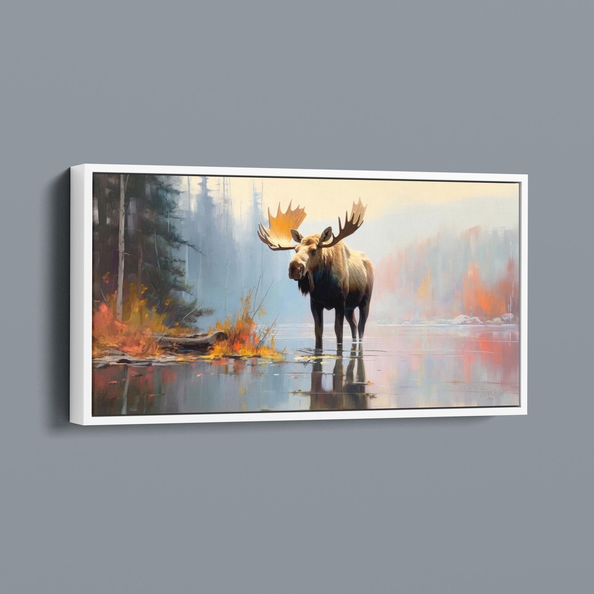 Moose on the Water: A Fall Serenade