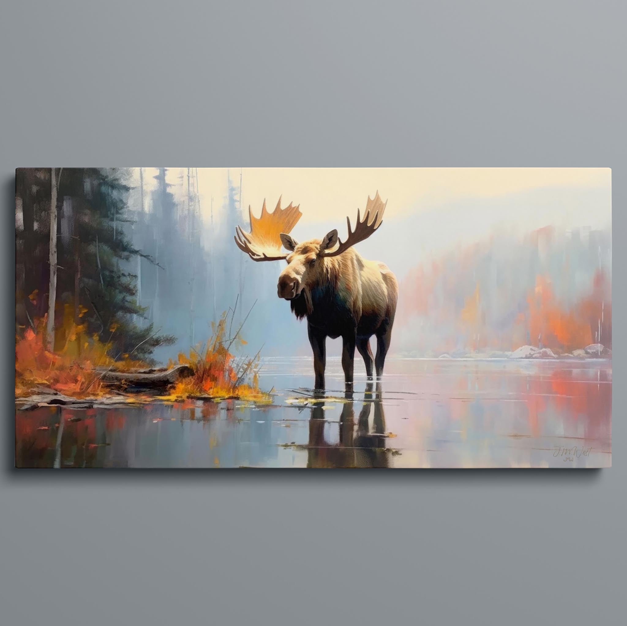 Moose on the Water: A Fall Serenade