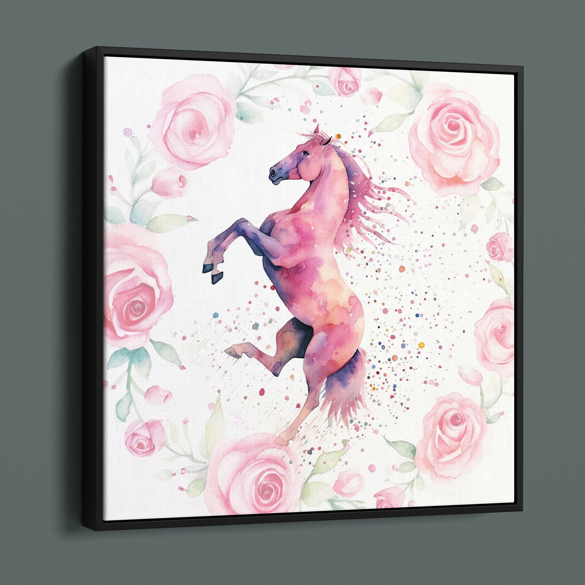 Cowgirl Diamond Decor - Horse