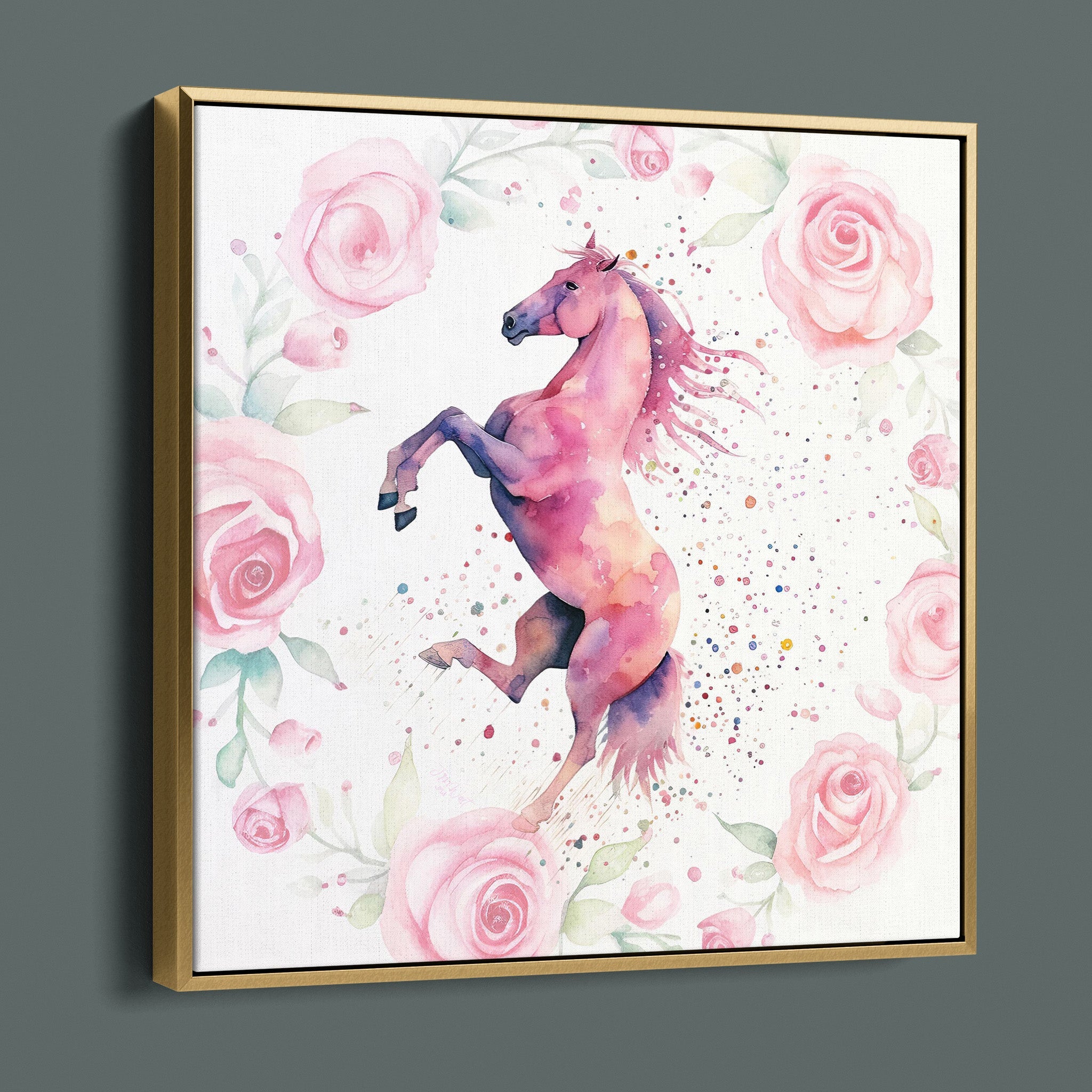 Cowgirl Diamond Decor - Horse