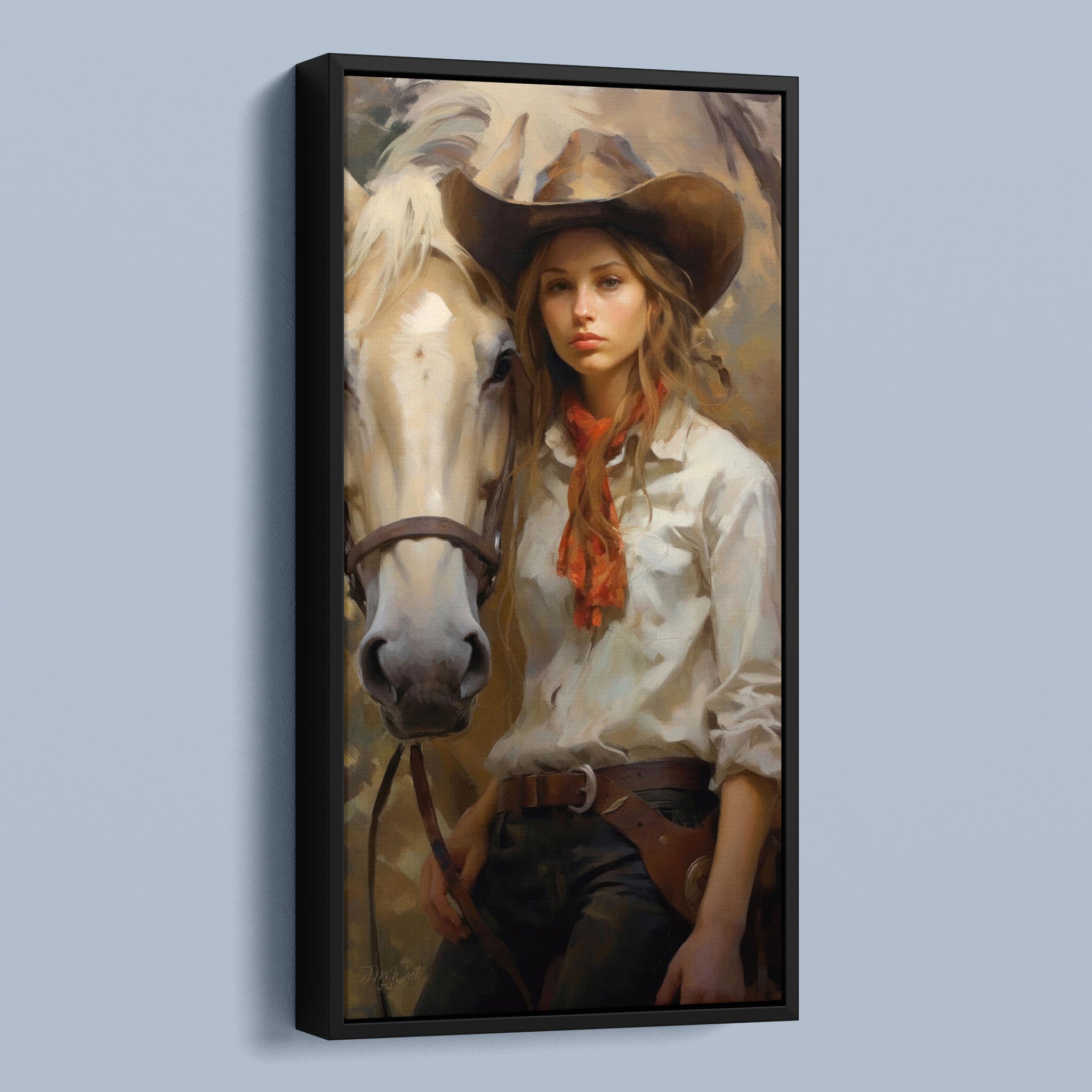 Sunset in a Cowgirl's Eye