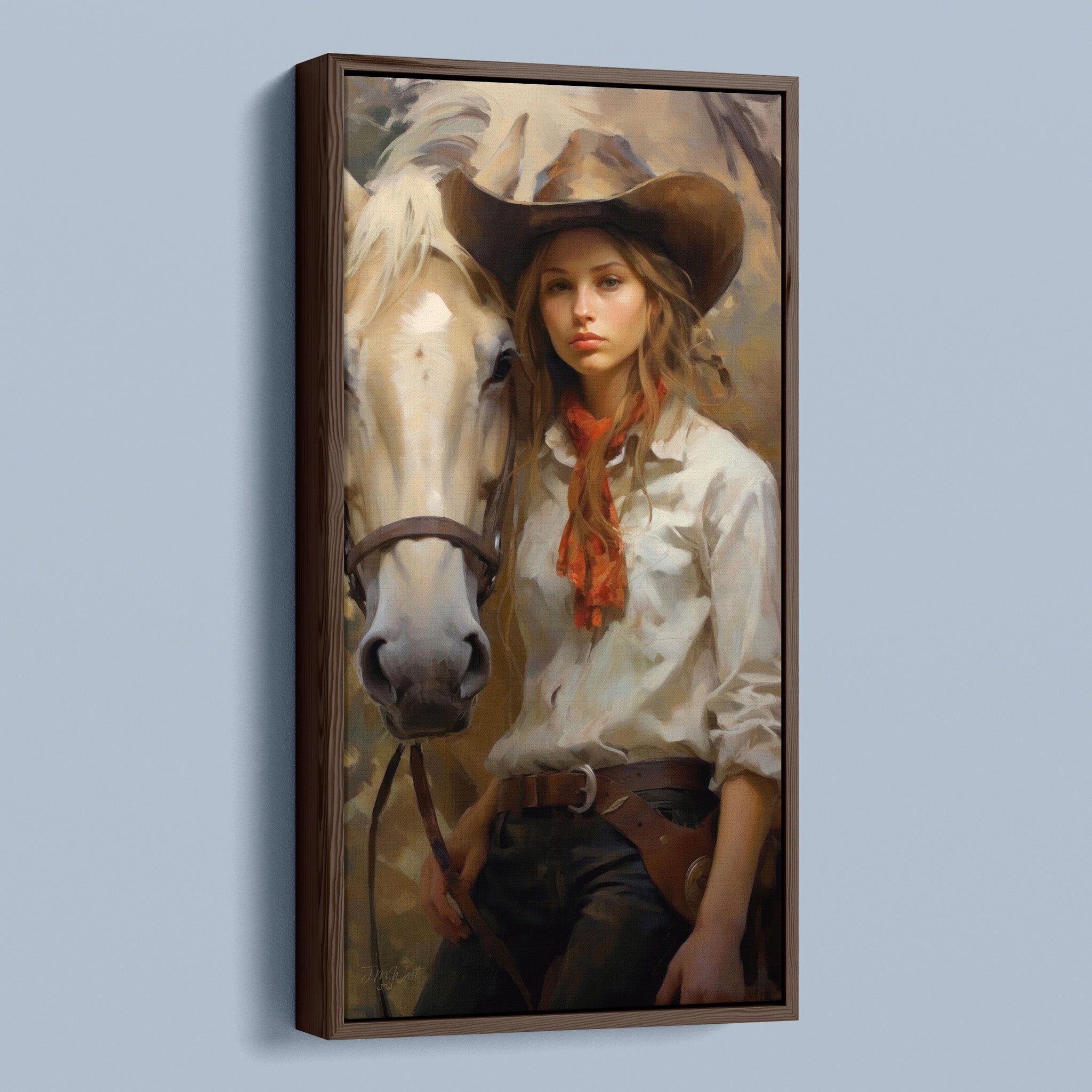 Sunset in a Cowgirl's Eye