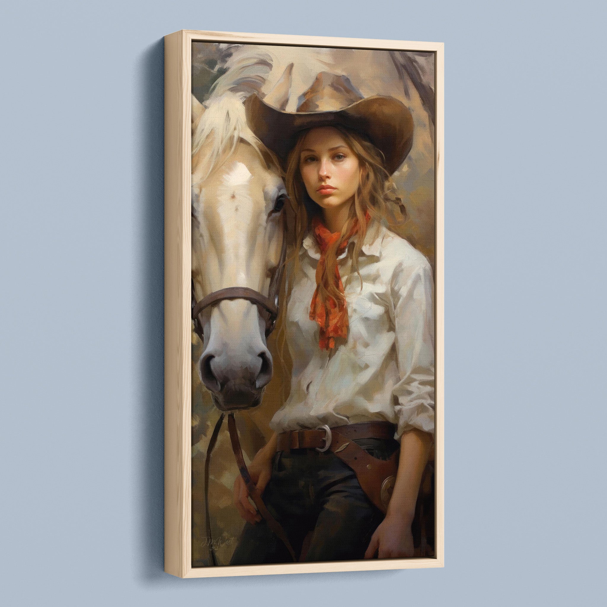 Sunset in a Cowgirl's Eye