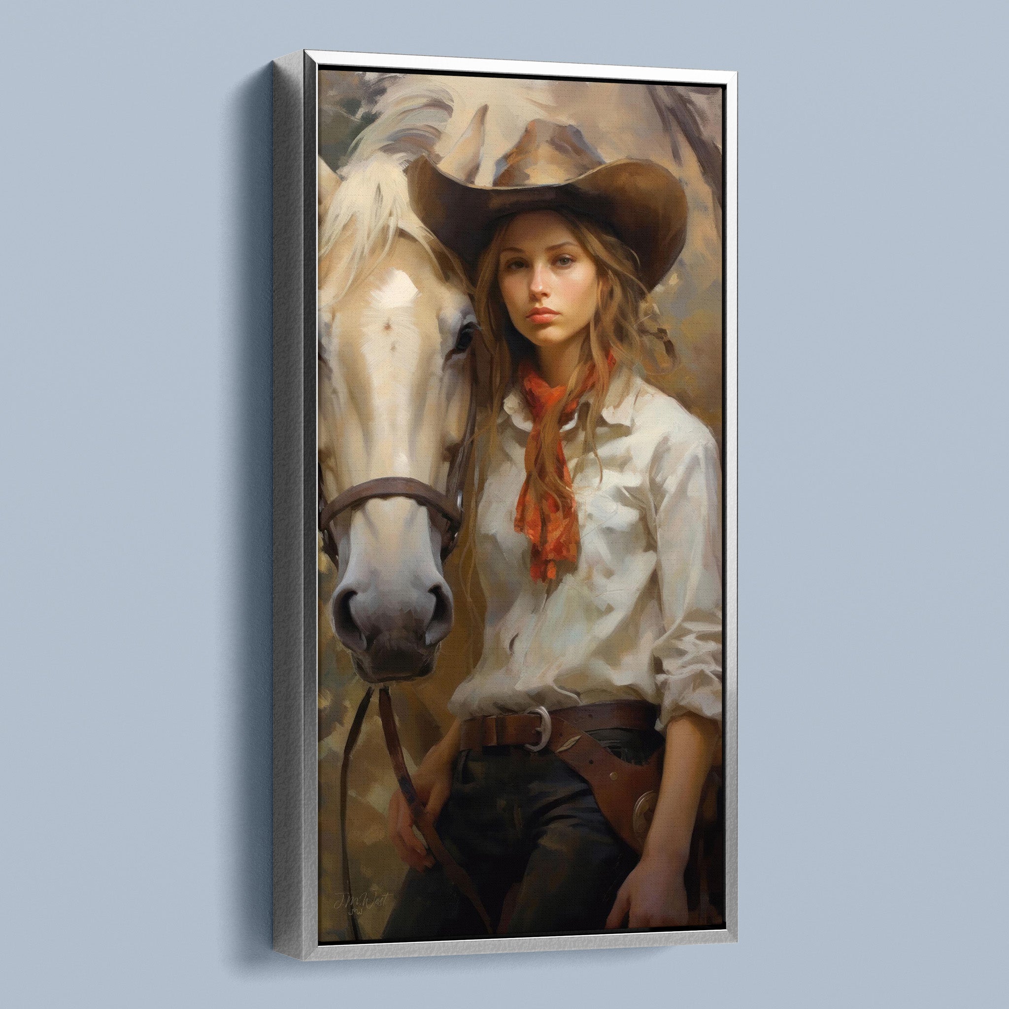 Sunset in a Cowgirl's Eye
