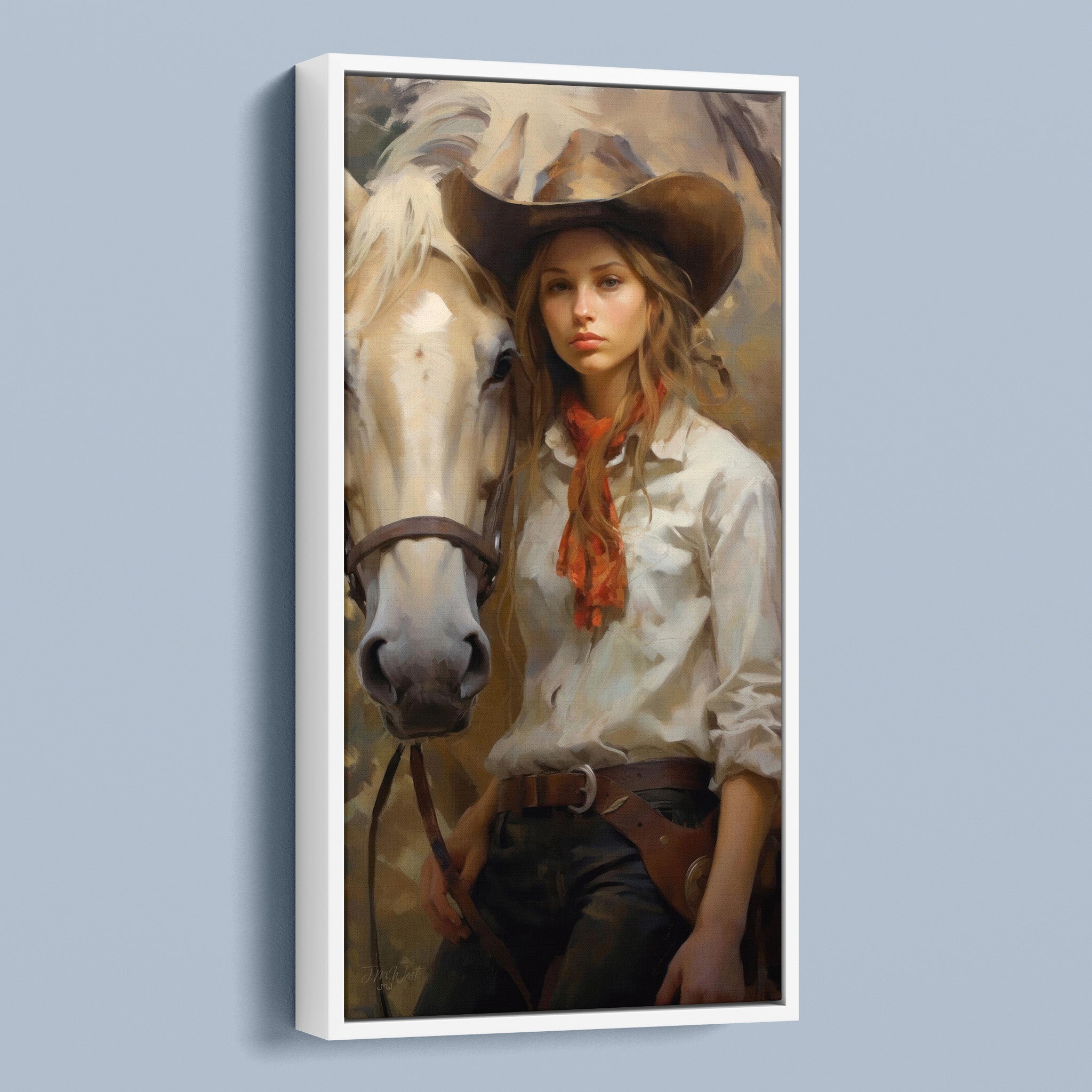 Sunset in a Cowgirl's Eye