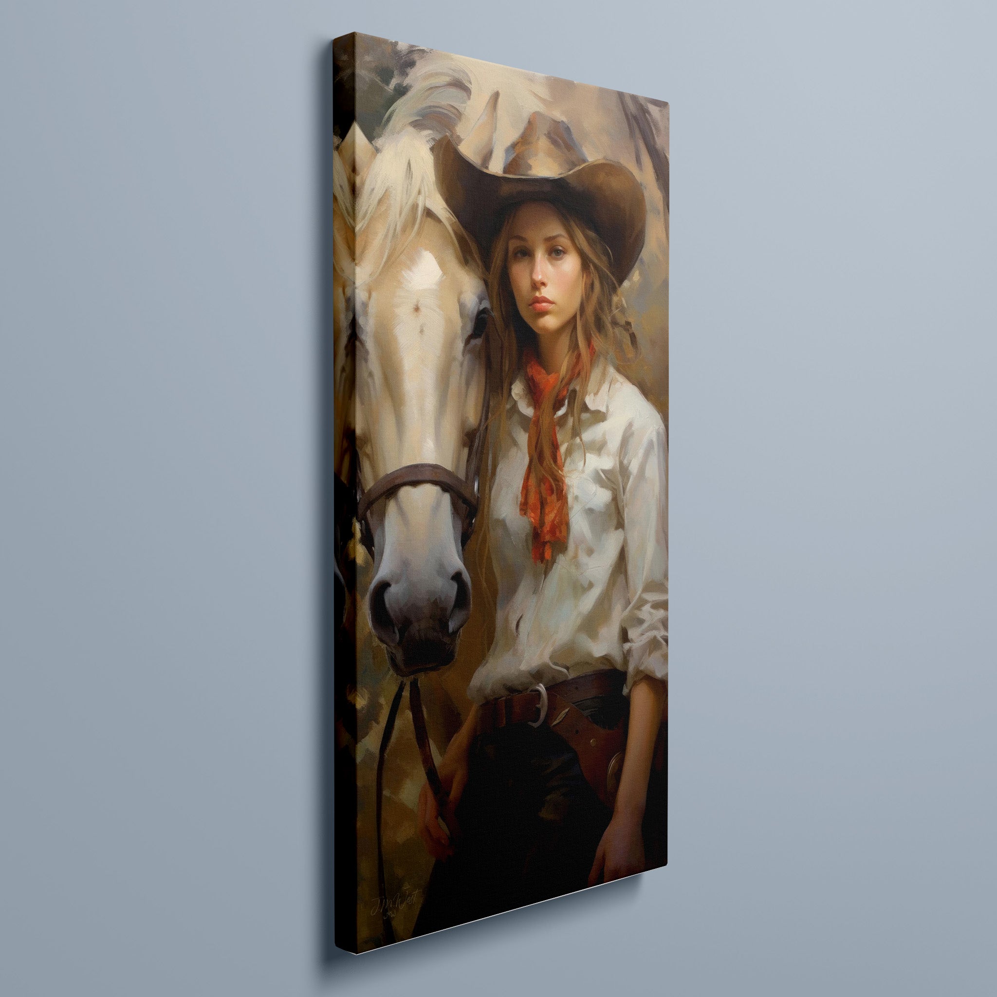 Sunset in a Cowgirl's Eye